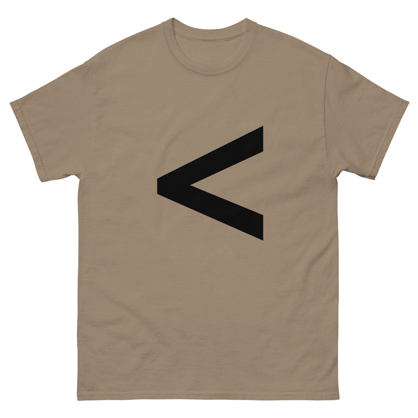 "Less than symbol BL" Men's classic tee