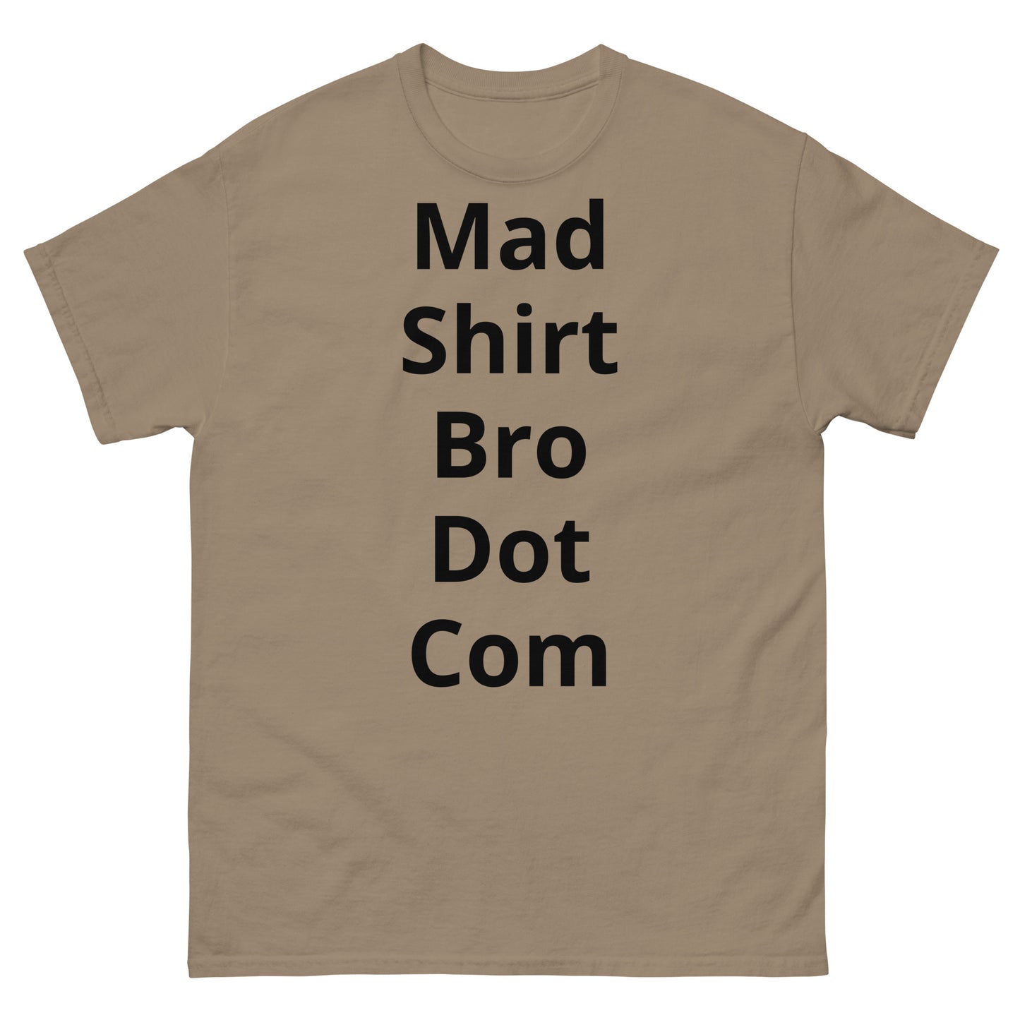 "Mad Shirt Bro Dot Com BL" Men's classic tee