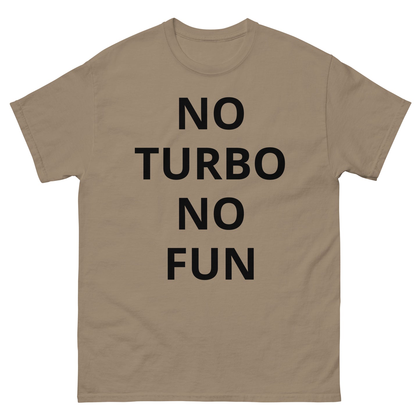 "NO TURBO NO FUN BL" Men's classic tee