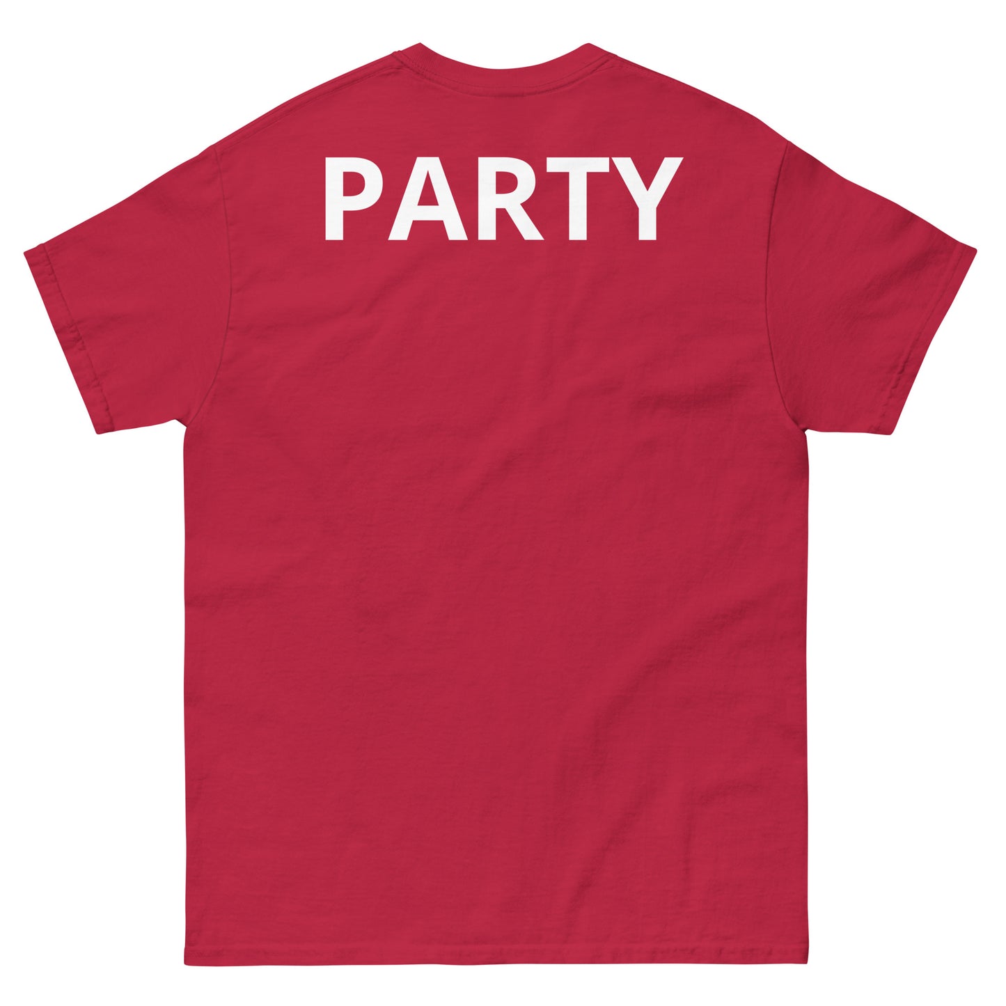 "BUSINESS in the front, PARTY at the back WL" Men's classic tee