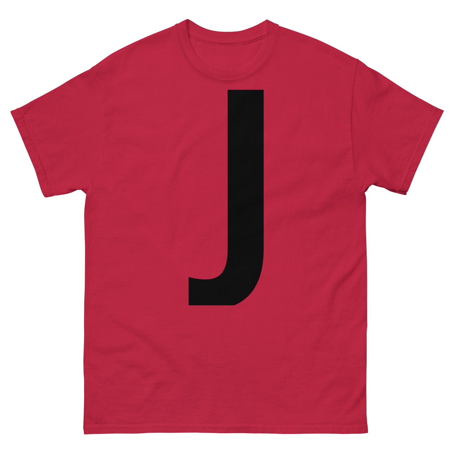 "J letter BL" Men's classic tee