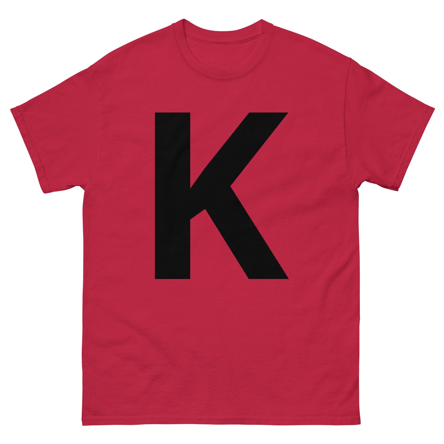 "K letter BL" Men's classic tee