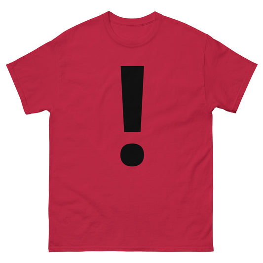 "Exclamation symbol BL" Men's classic tee