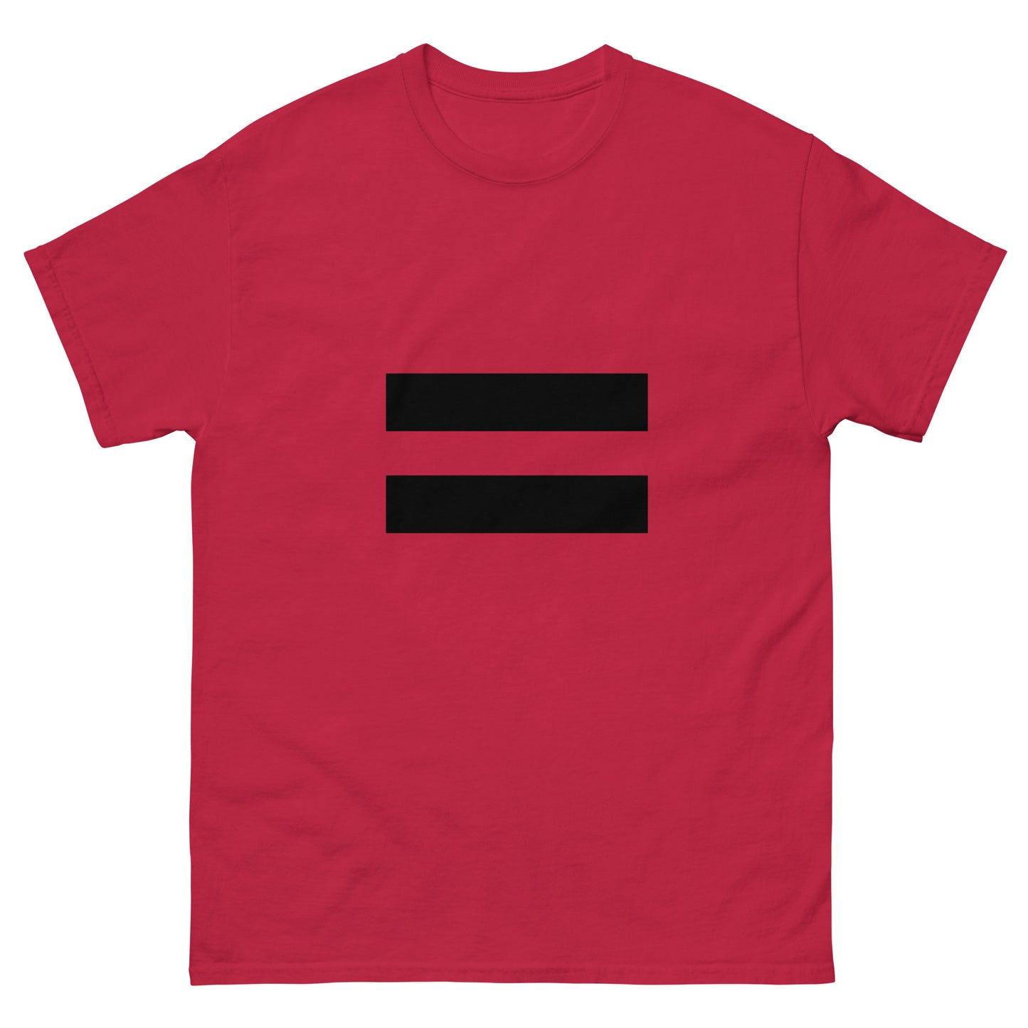 "Equal symbol BL" Men's classic tee