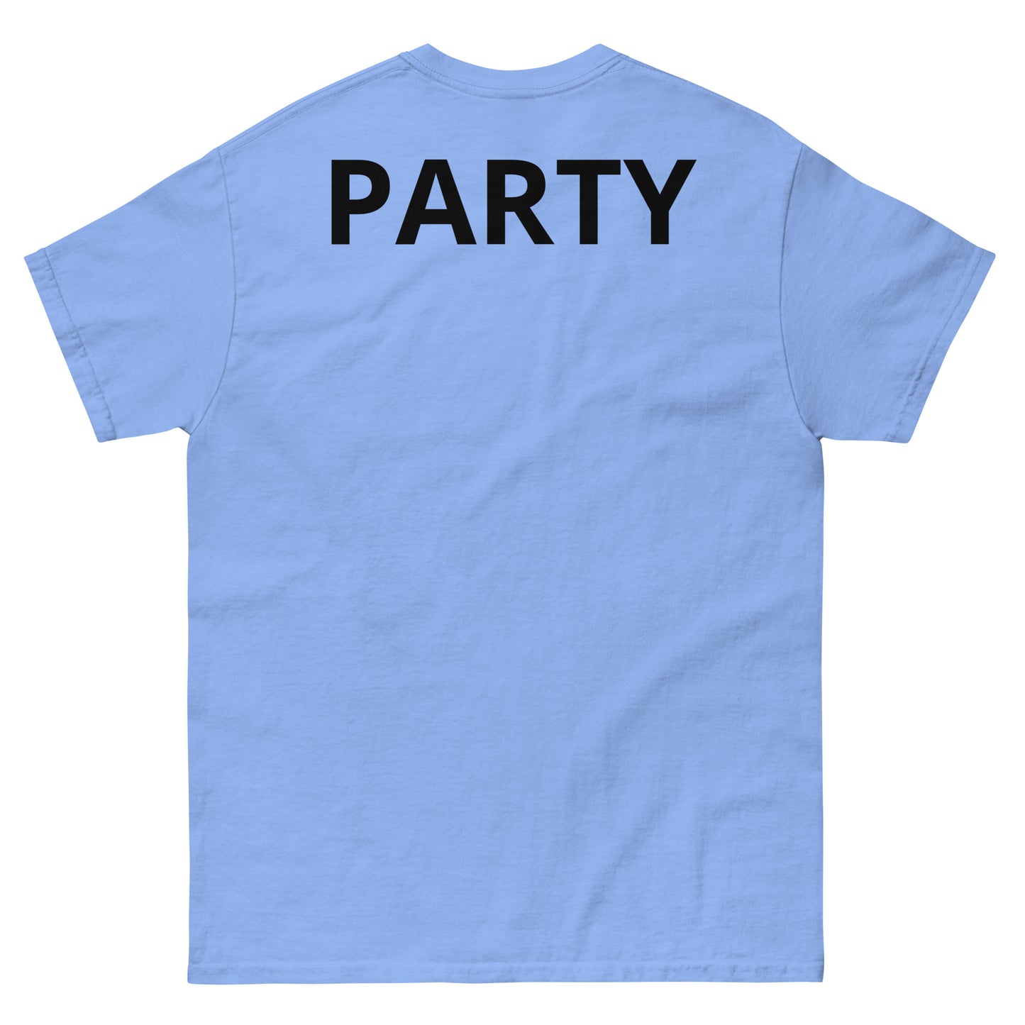 "BUSINESS at the front, PARTY at the back BL" Men's classic tee