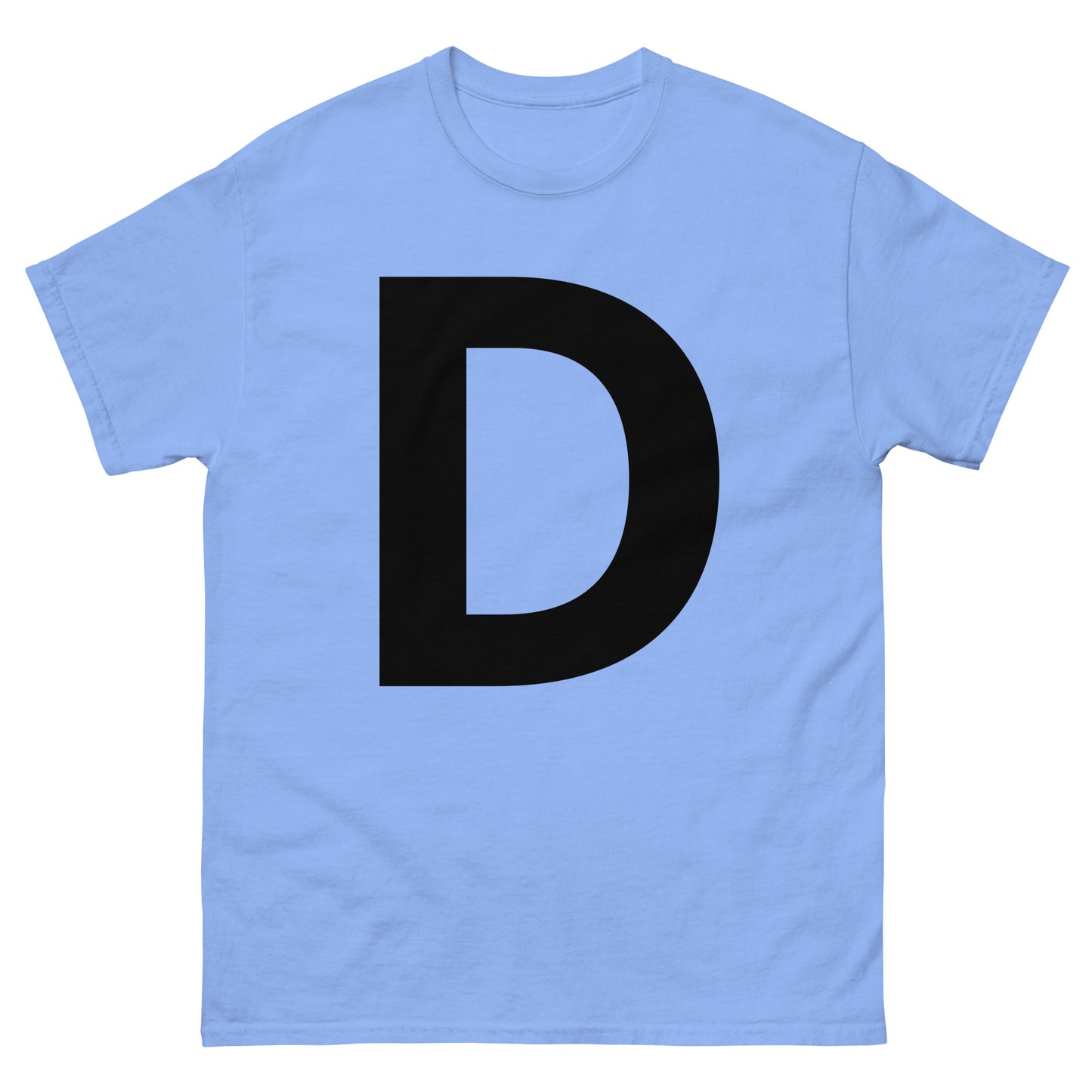 "D letter BL" Men's classic tee