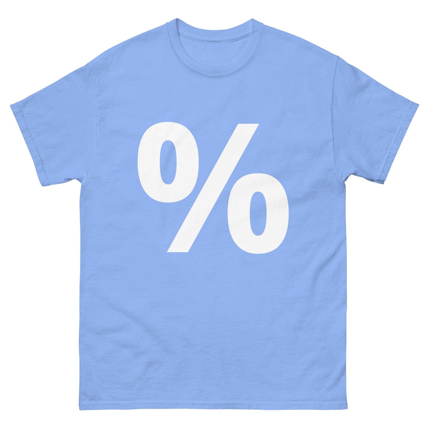 "Percent symbol WL" Men's classic tee