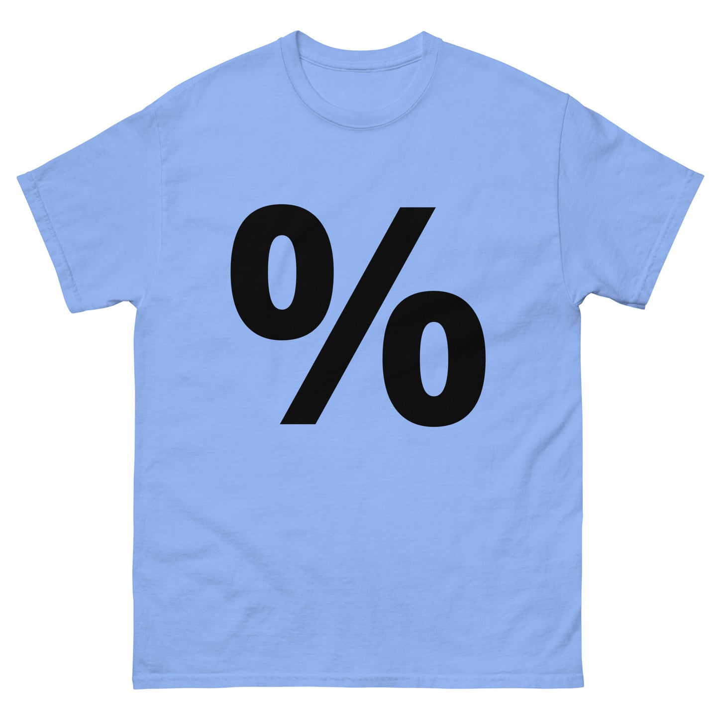 "Percent symbol BL" Men's classic tee