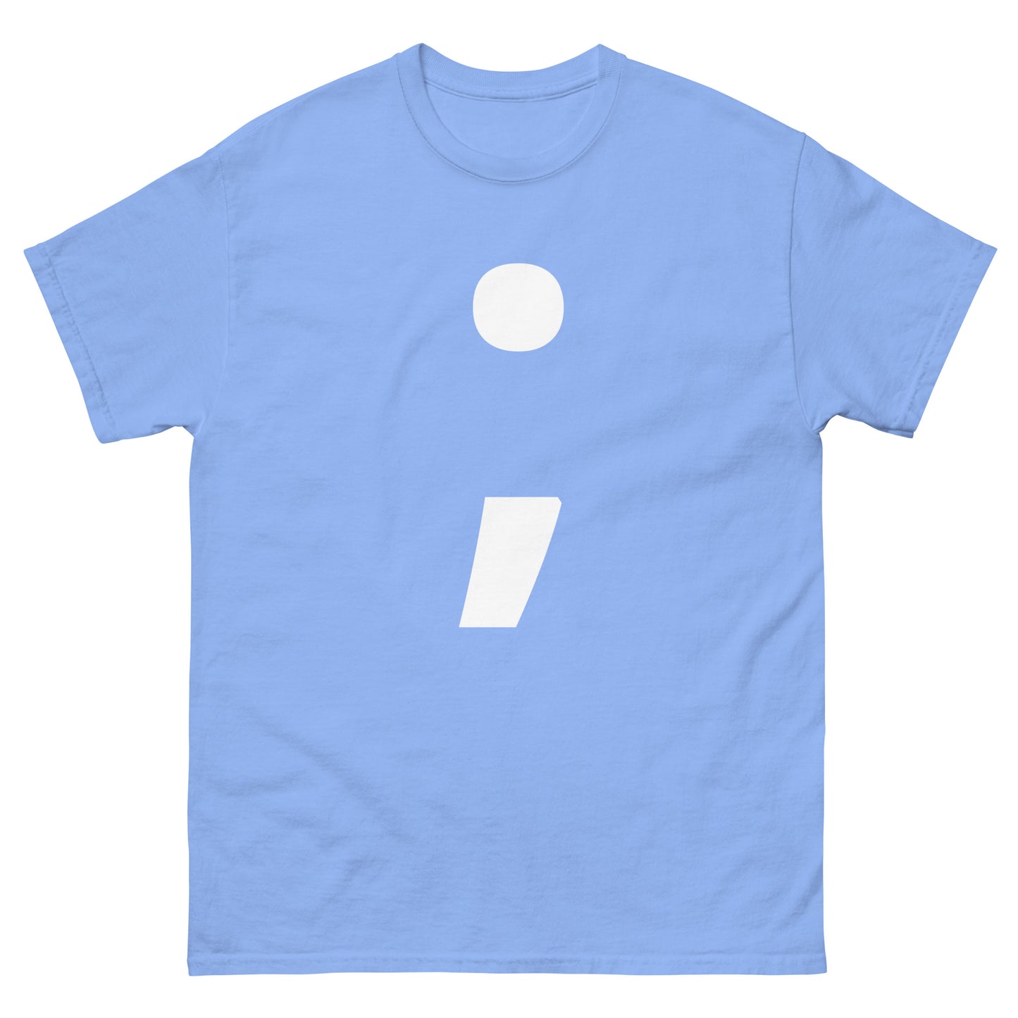 "Semicolon symbol WL" Men's classic tee