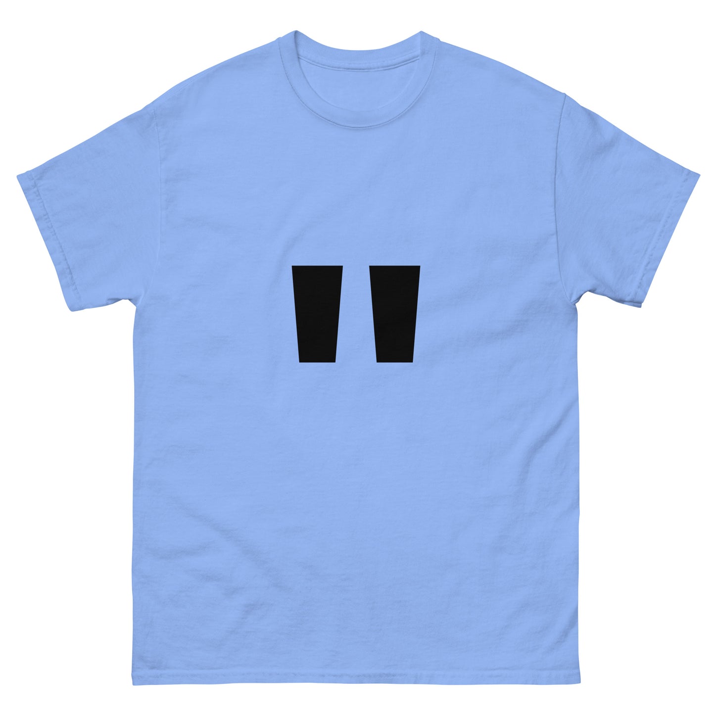 "Double quotation mark symbol BL" Men's classic tee