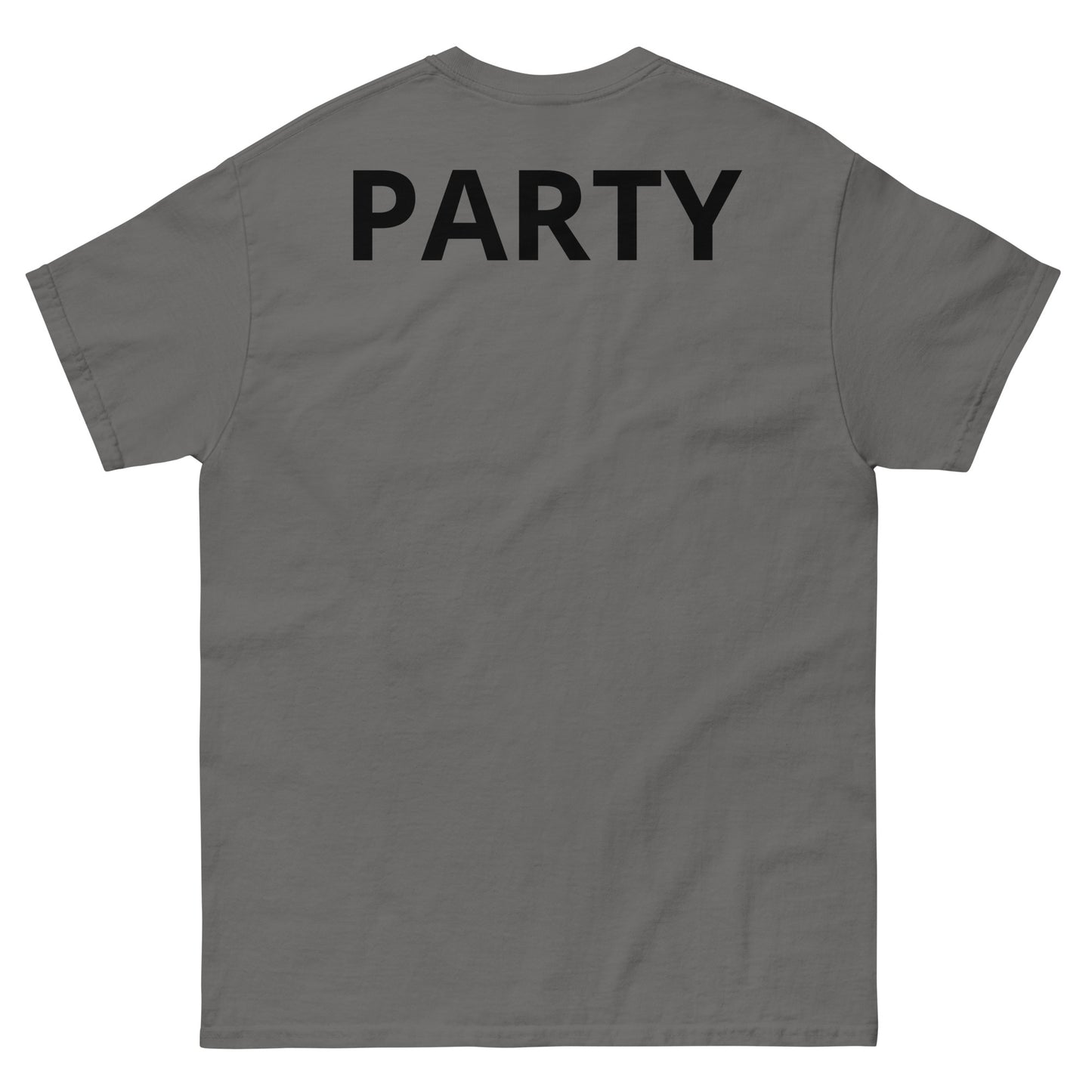 "BUSINESS at the front, PARTY at the back BL" Men's classic tee