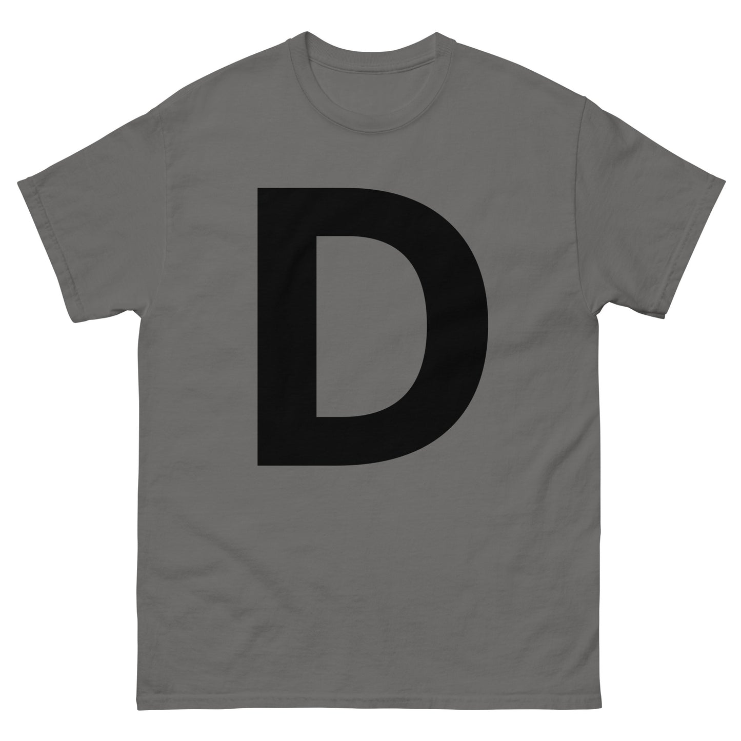 "D letter BL" Men's classic tee