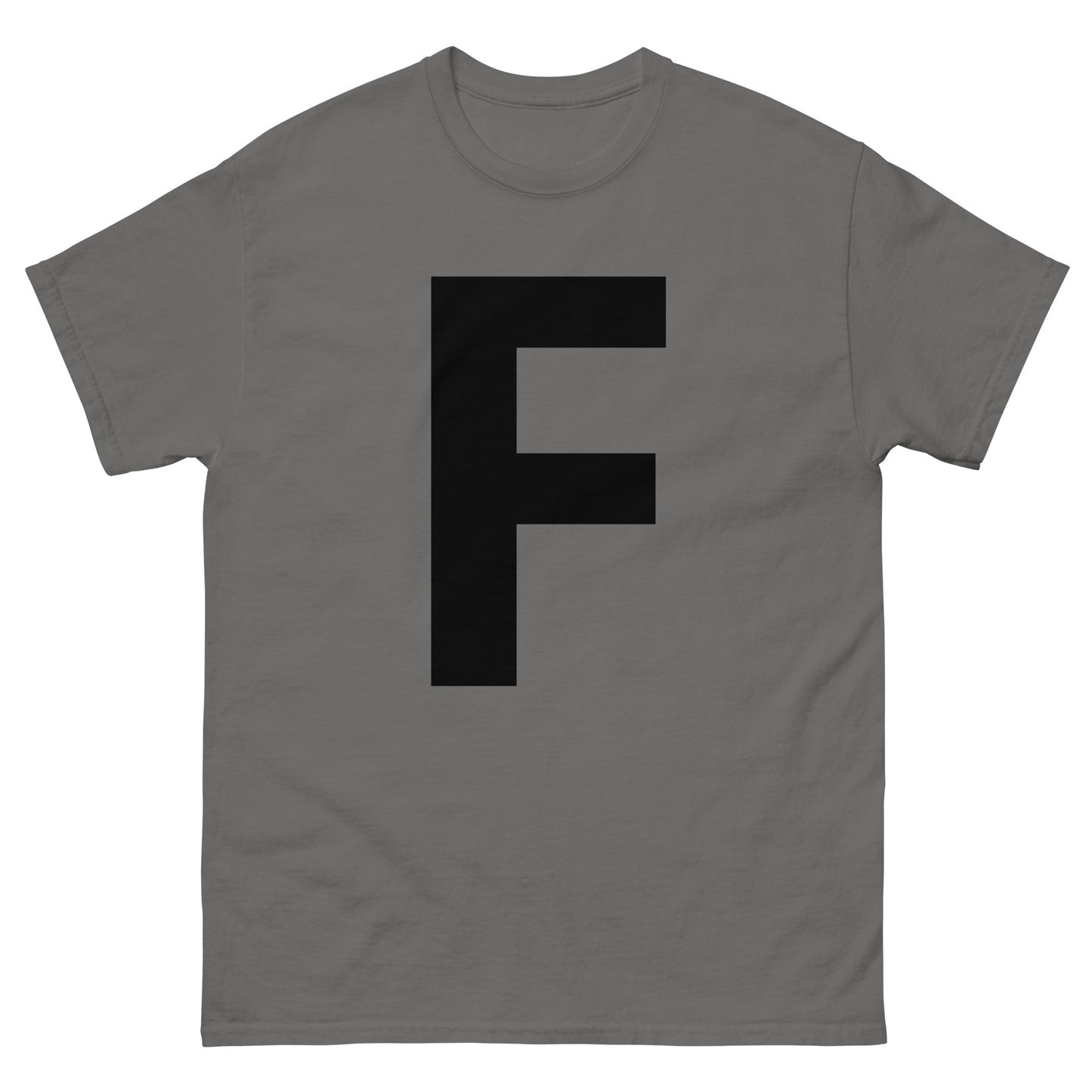 "F letter BL" Men's classic tee