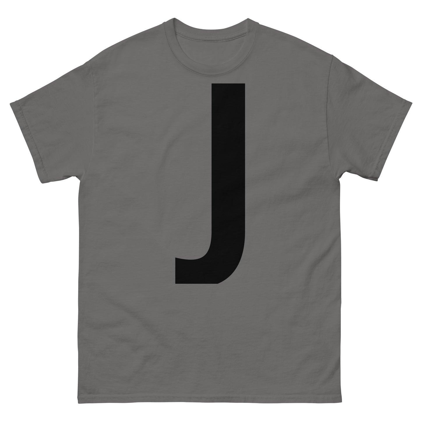 "J letter BL" Men's classic tee