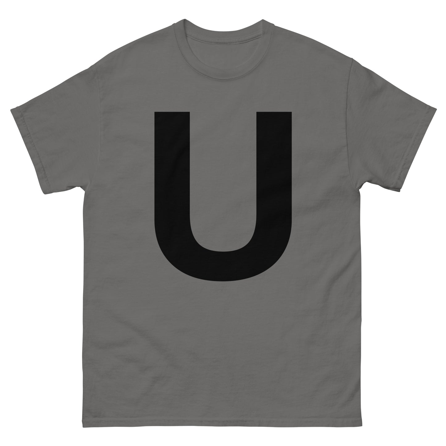 "U letter BL" Men's classic tee