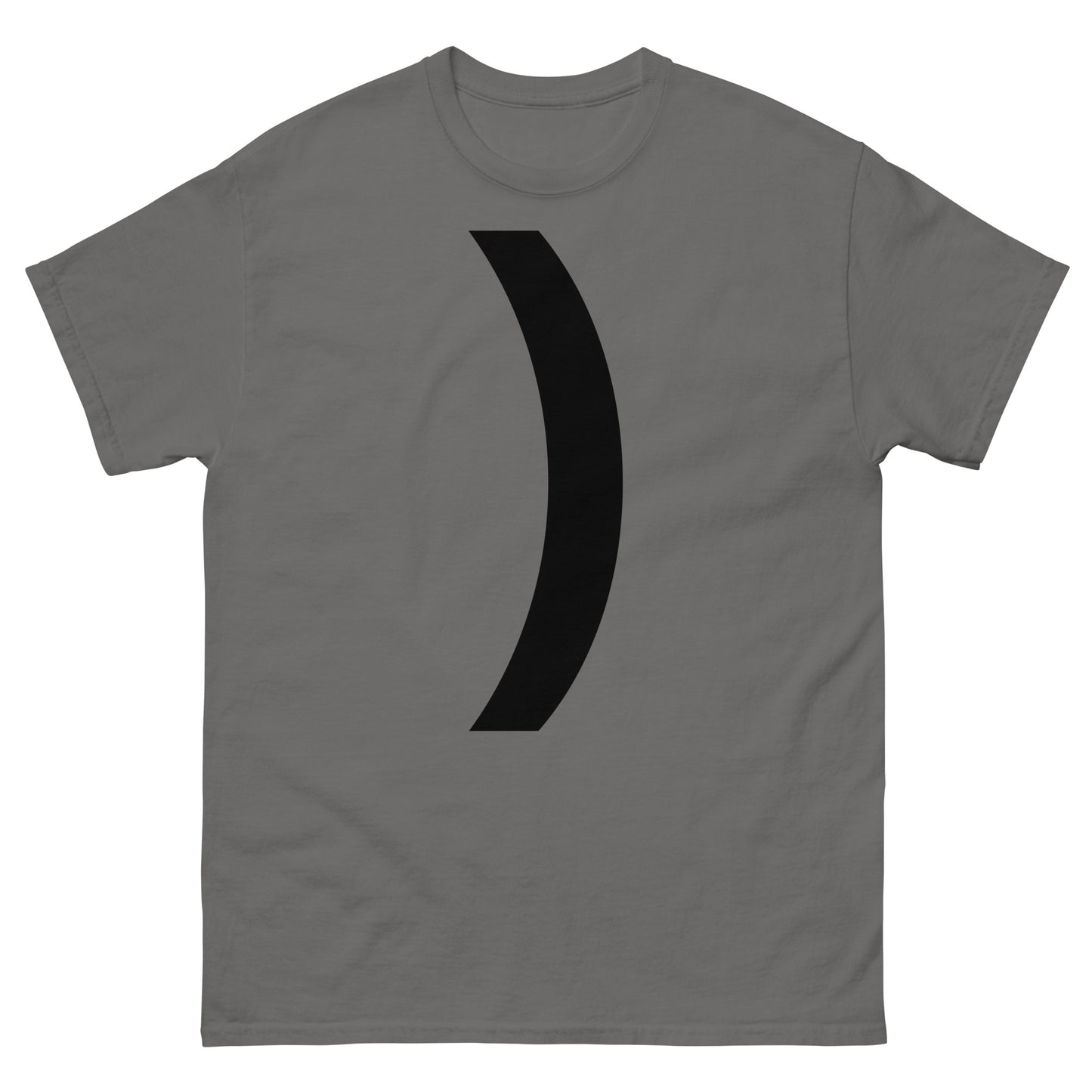 "Right parenthesis symbol BL" Men's classic tee