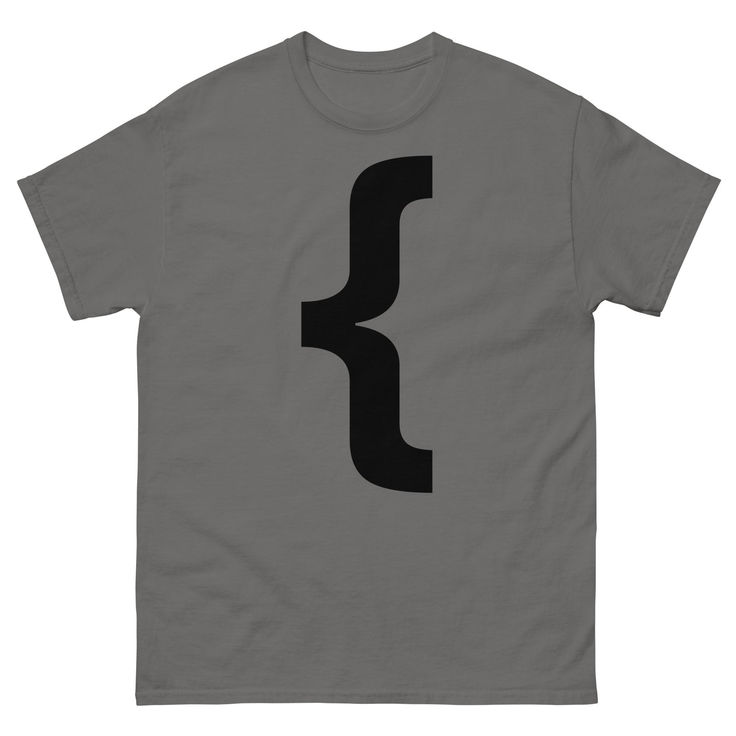 "Left curly brace symbol BL" Men's classic tee