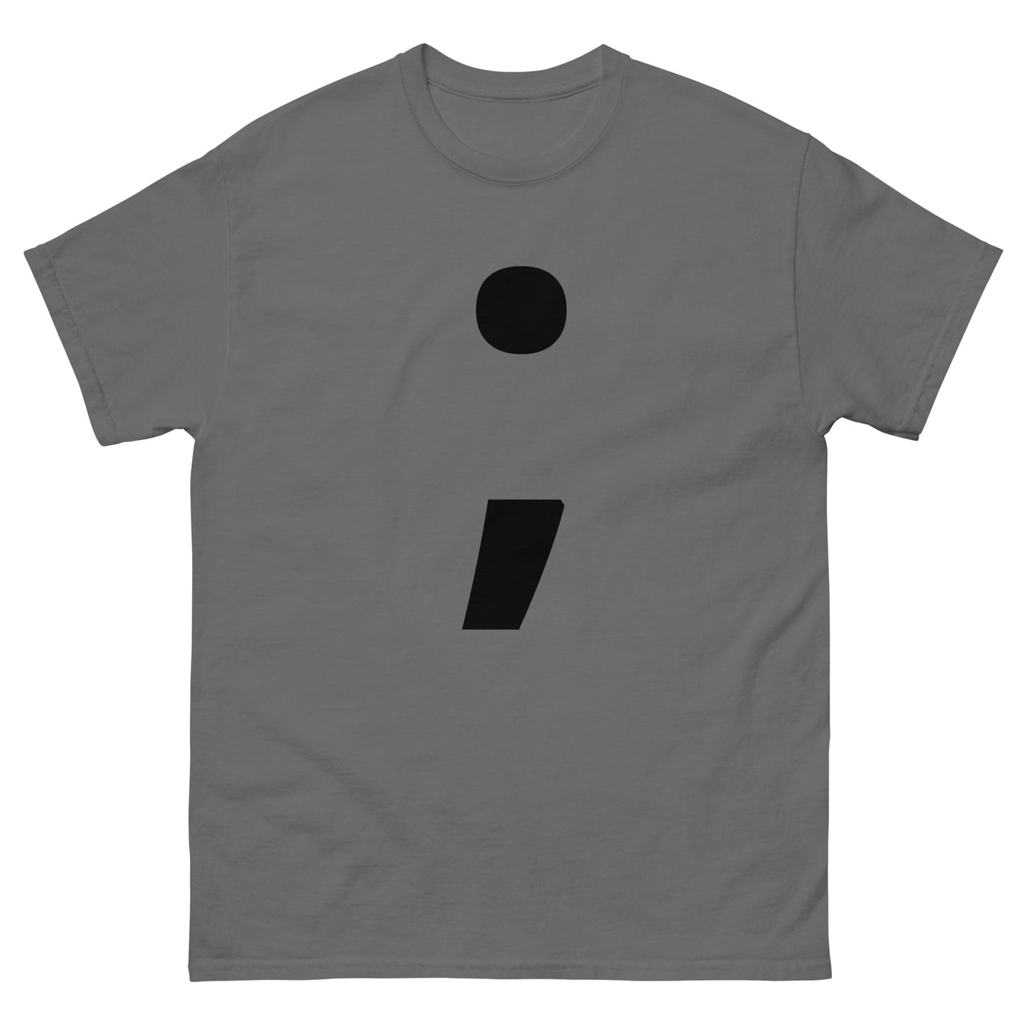 "Semicolon symbol BL" Men's classic tee