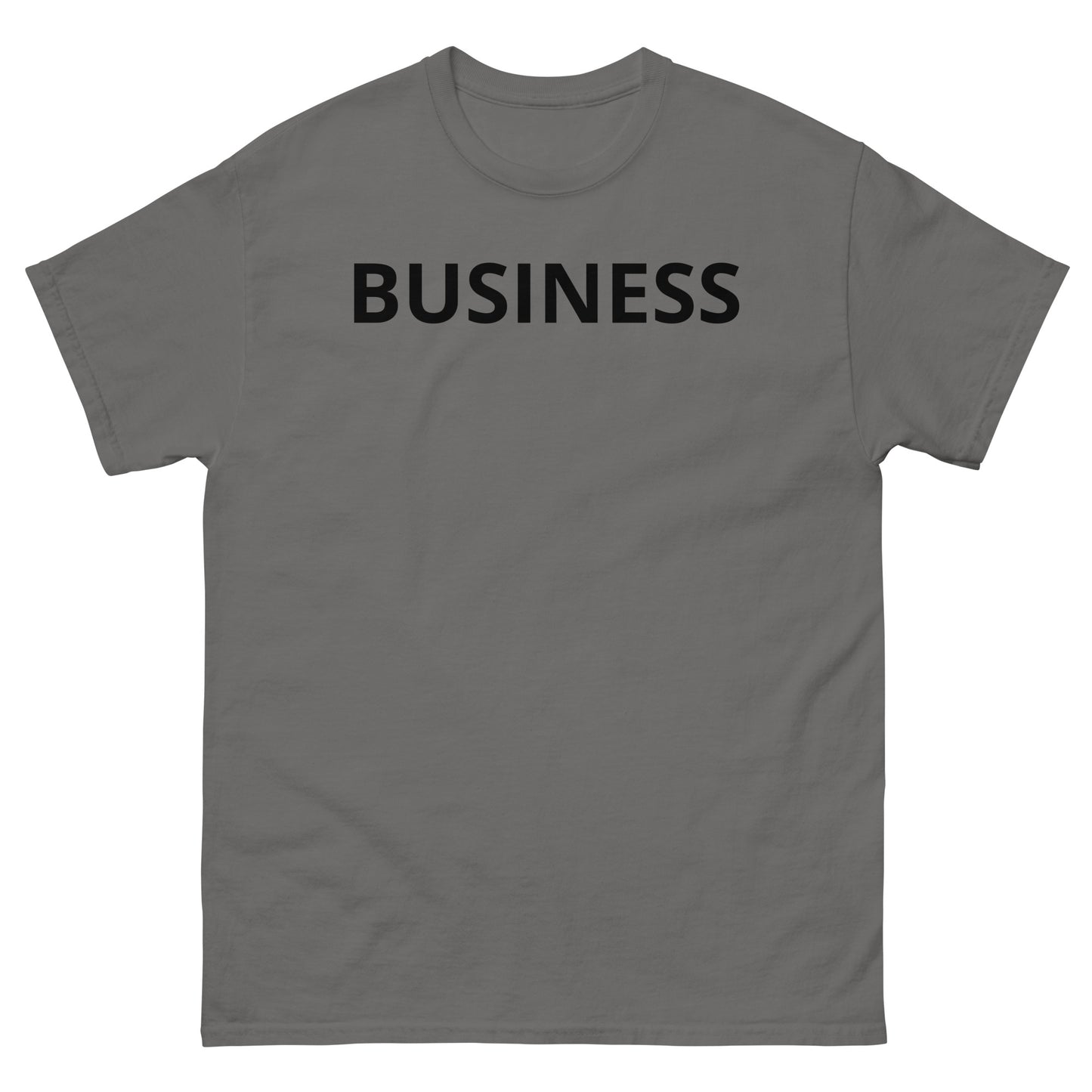 "BUSINESS at the front, PARTY at the back BL" Men's classic tee