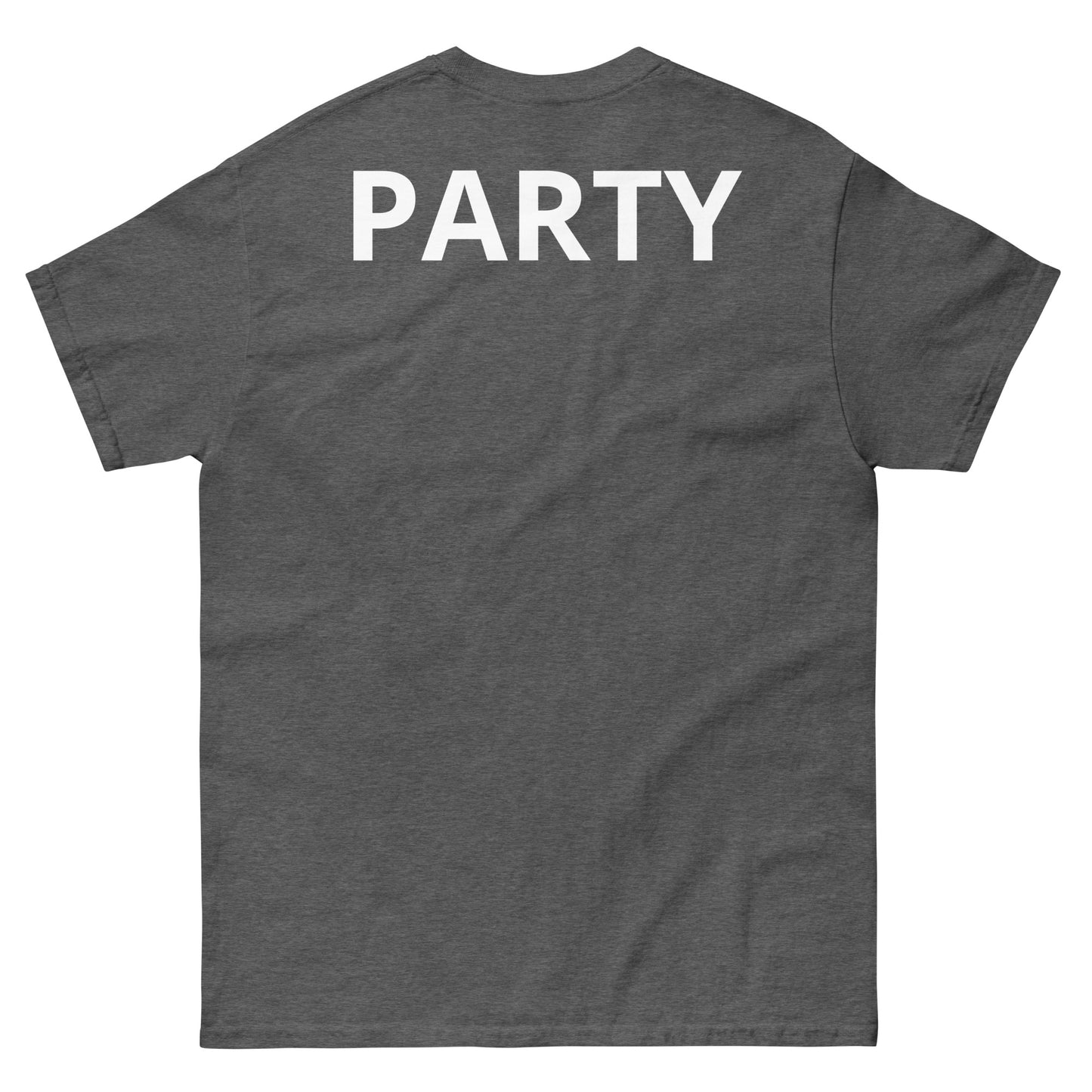 "BUSINESS in the front, PARTY at the back WL" Men's classic tee