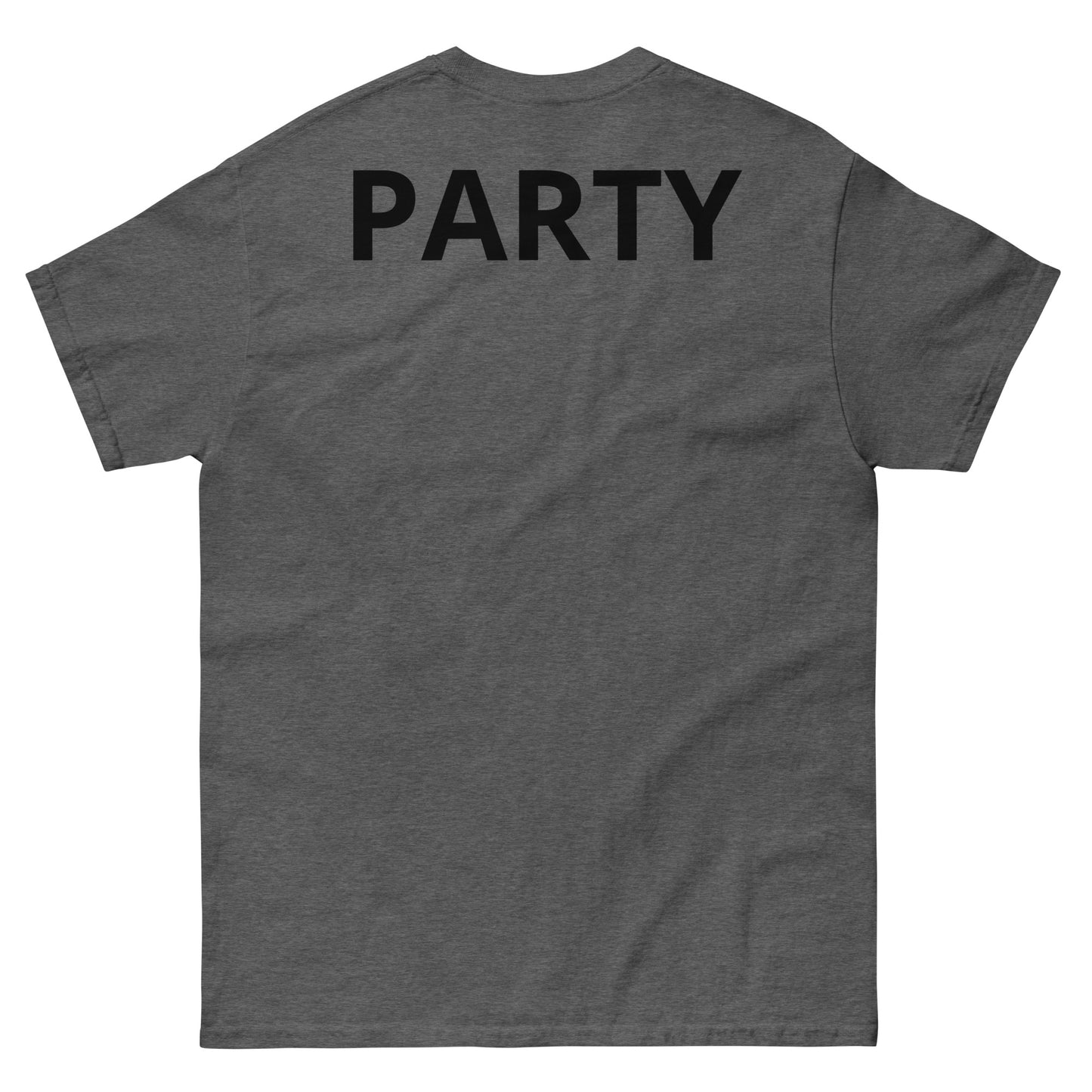 "BUSINESS at the front, PARTY at the back BL" Men's classic tee