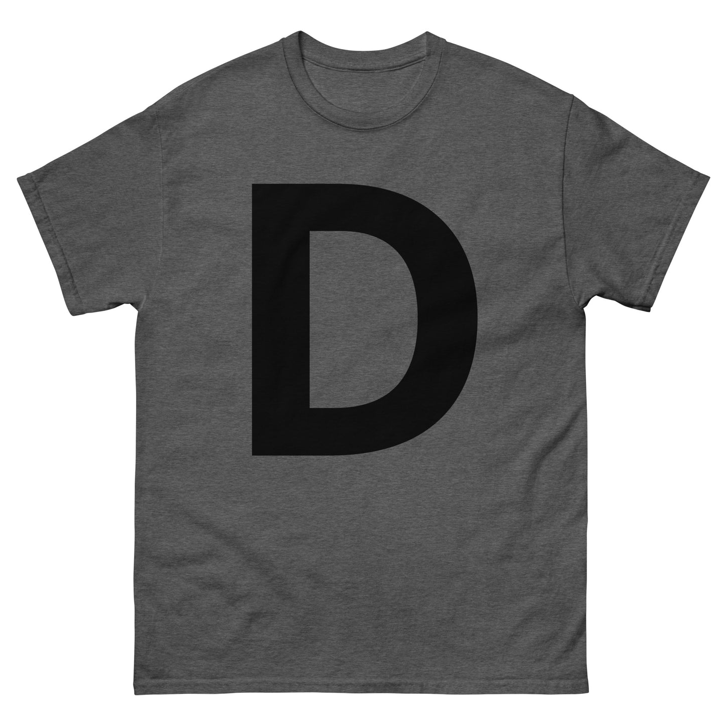 "D letter BL" Men's classic tee