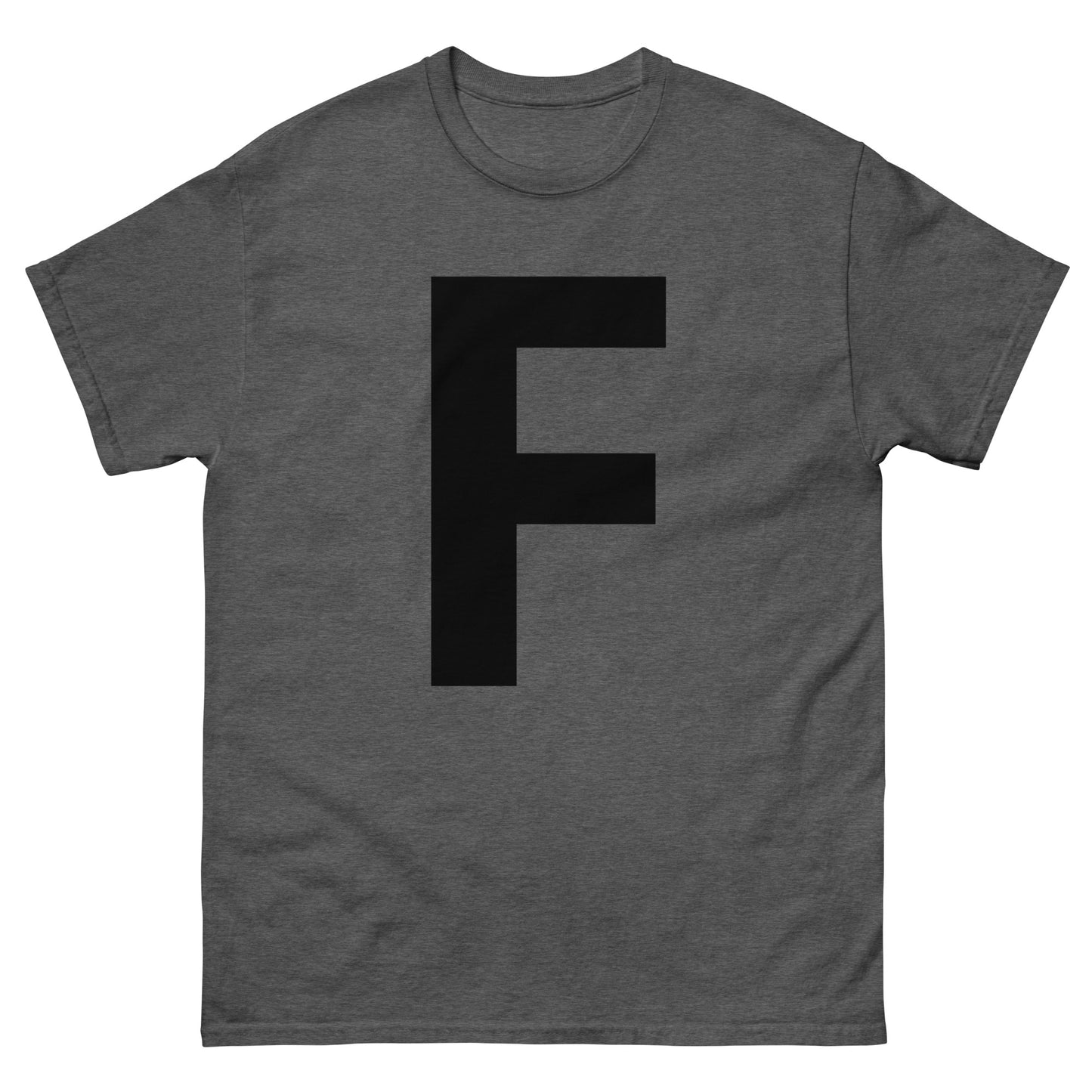 "F letter BL" Men's classic tee