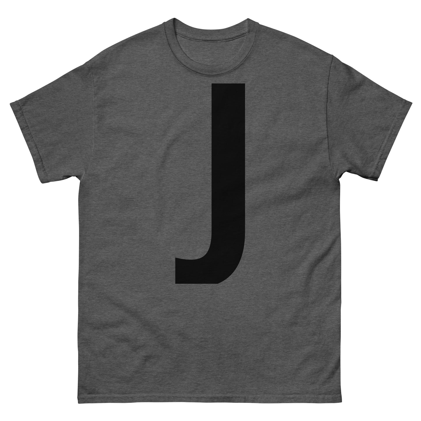 "J letter BL" Men's classic tee