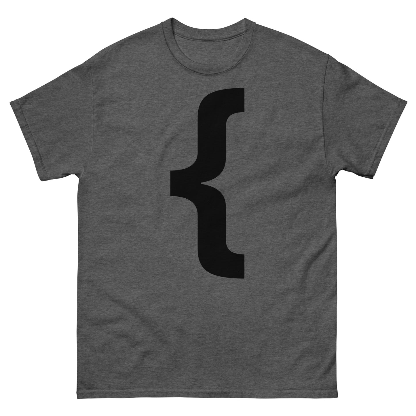 "Left curly brace symbol BL" Men's classic tee