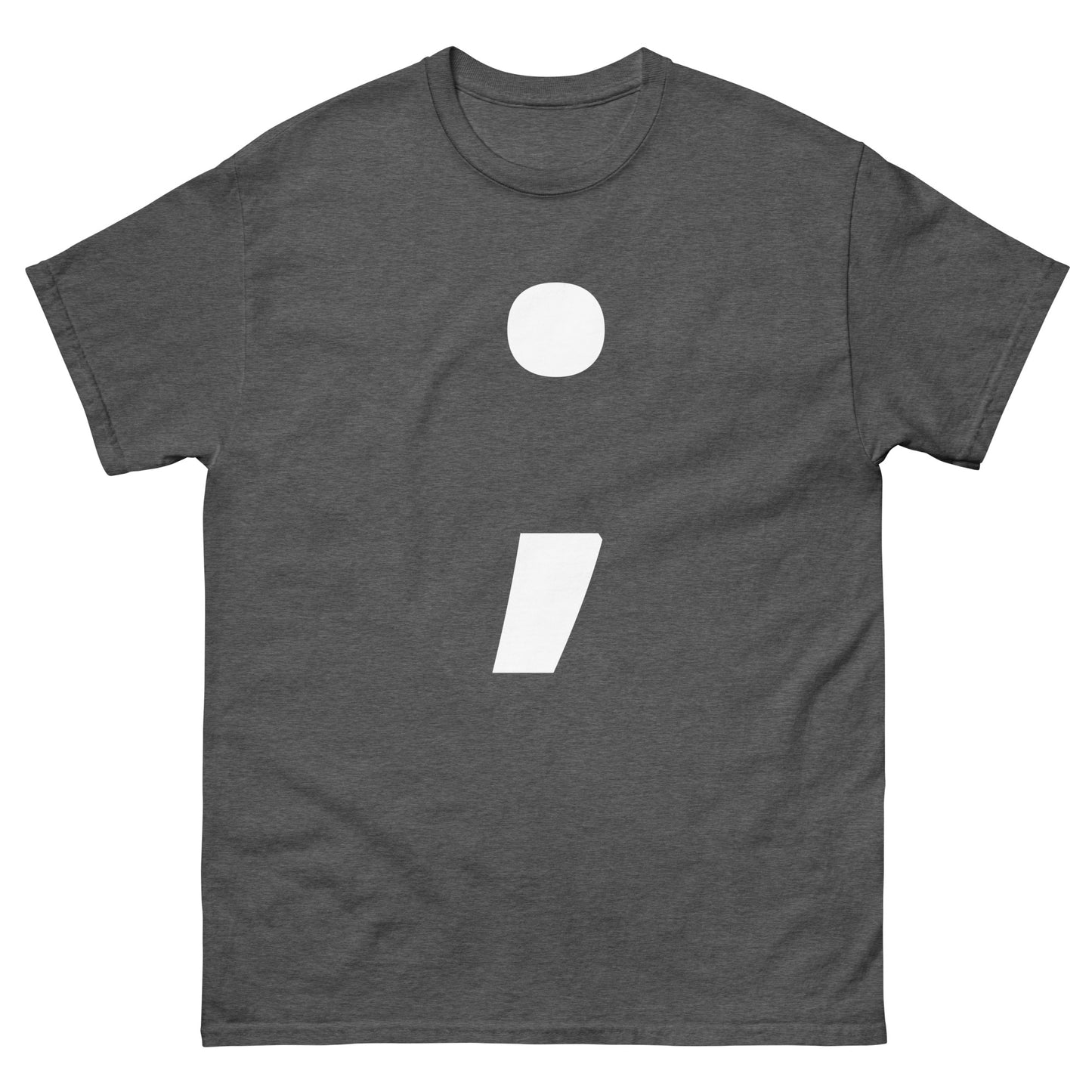 "Semicolon symbol WL" Men's classic tee