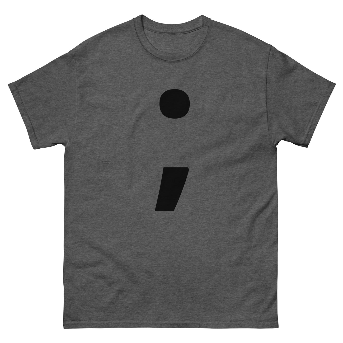 "Semicolon symbol BL" Men's classic tee