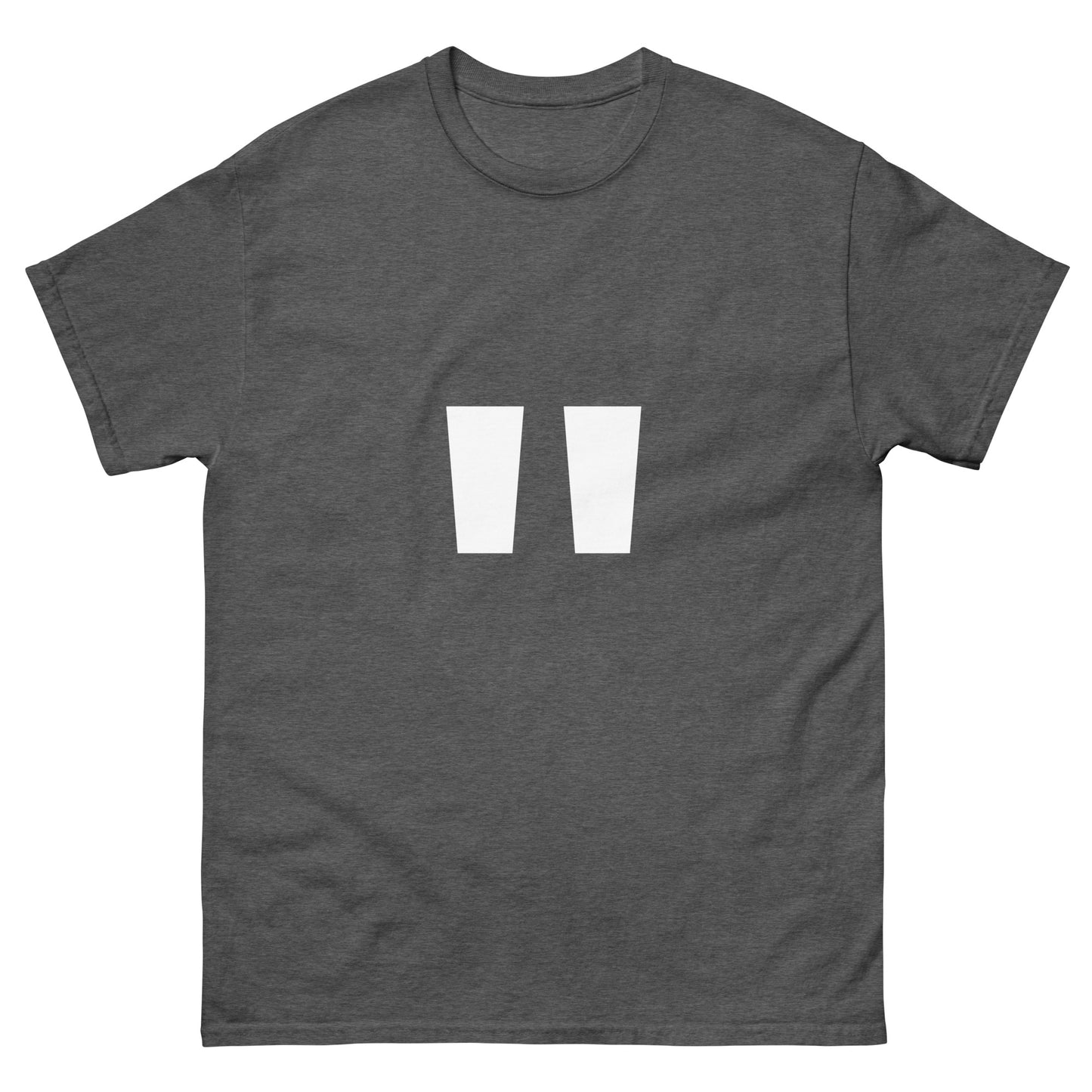 "Double quotation mark symbol WL" Men's classic tee