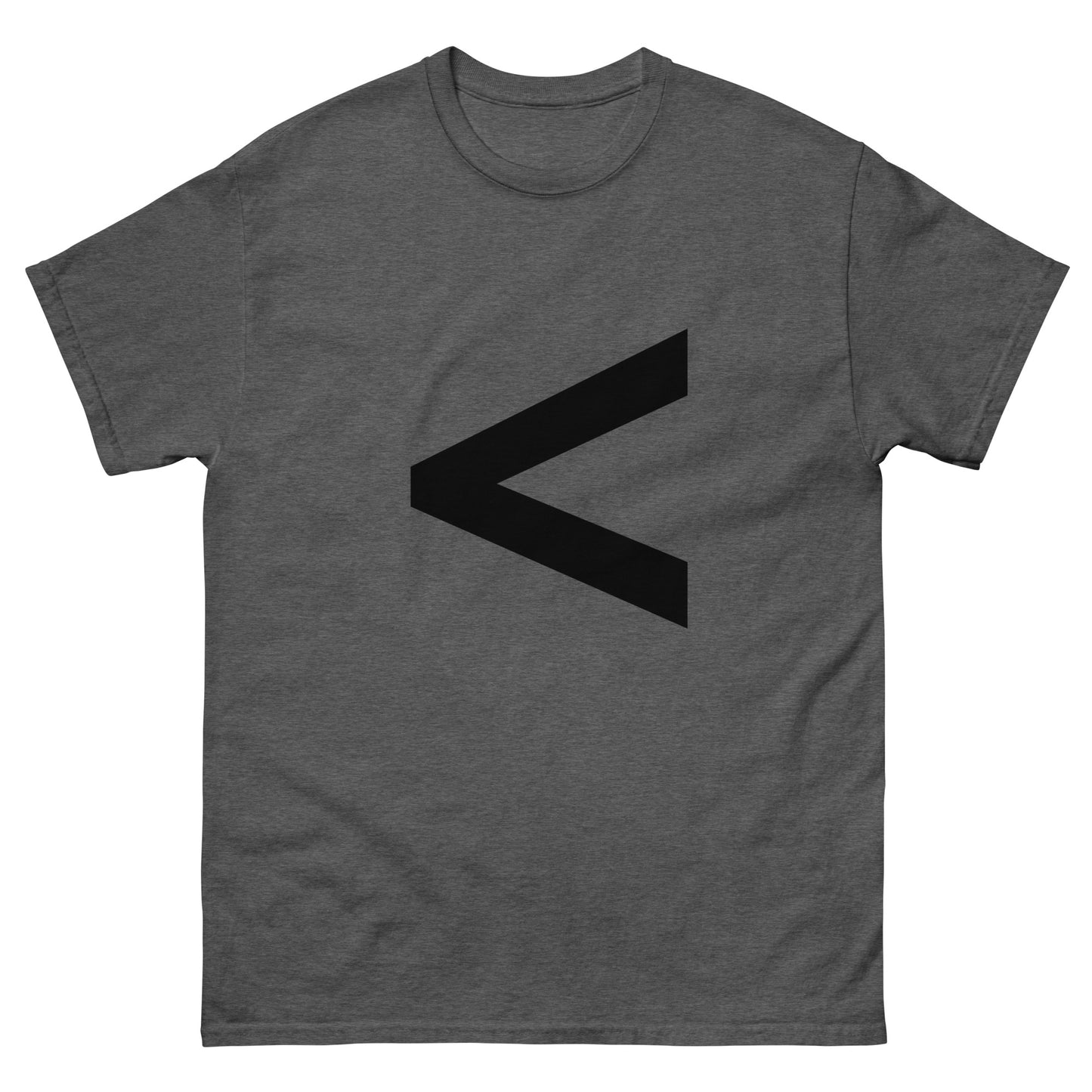 "Less than symbol BL" Men's classic tee