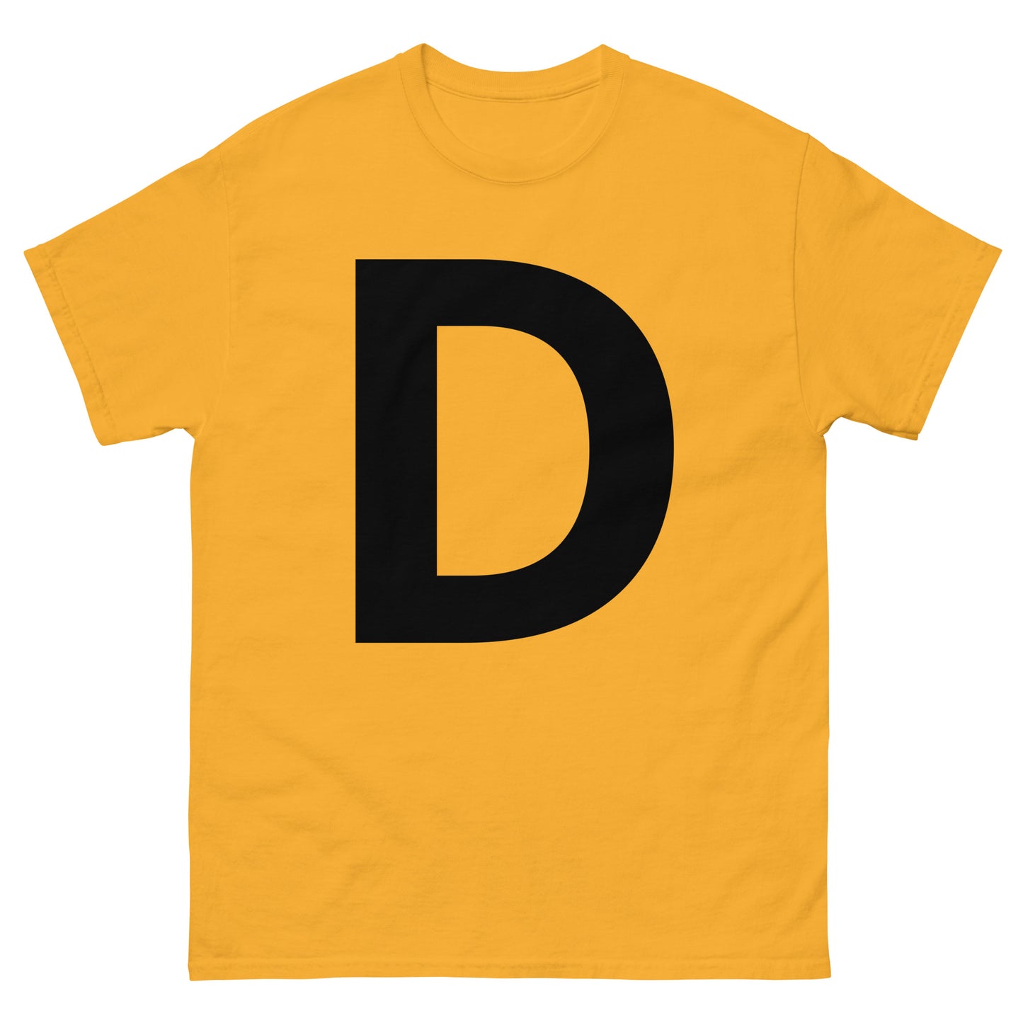 "D letter BL" Men's classic tee