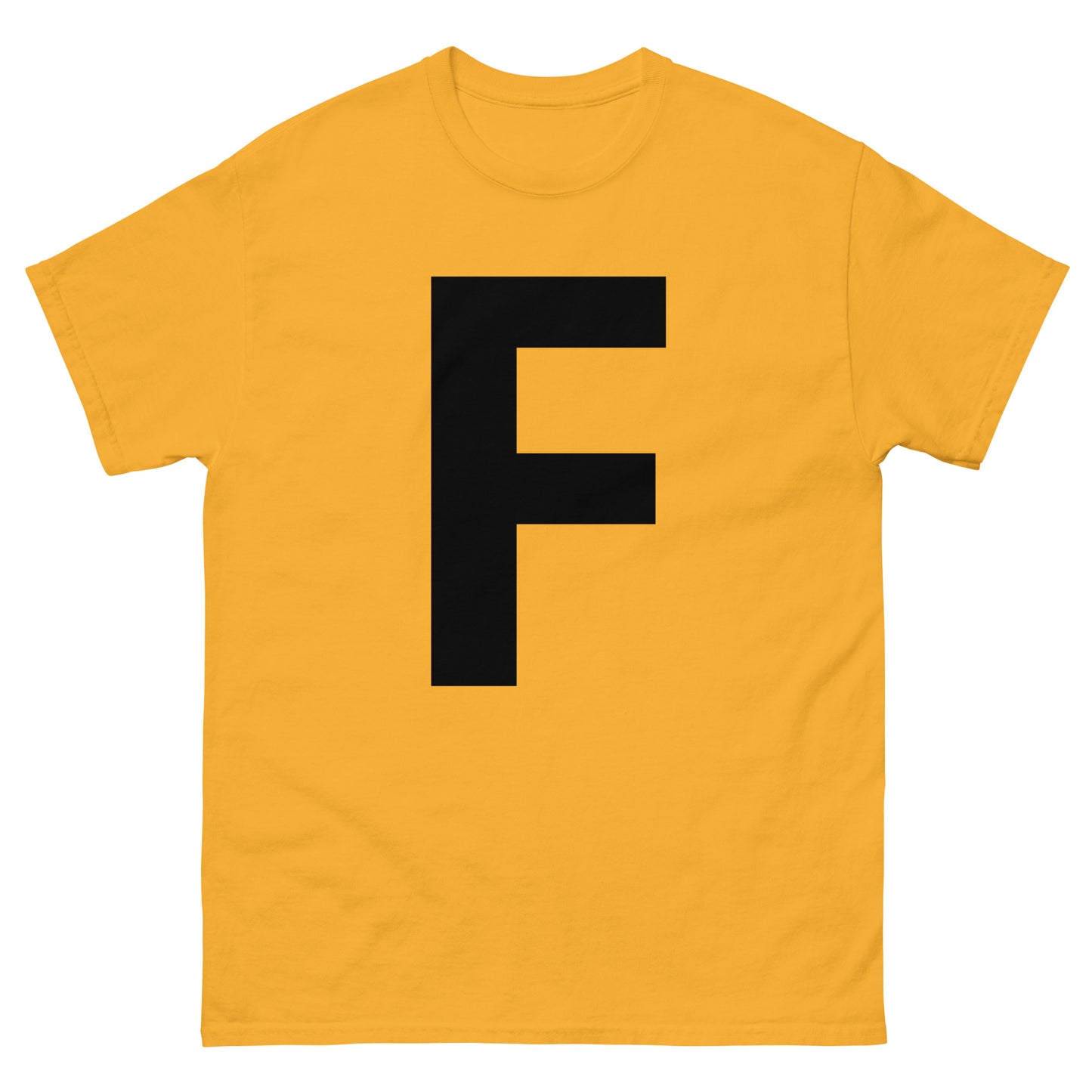 "F letter BL" Men's classic tee