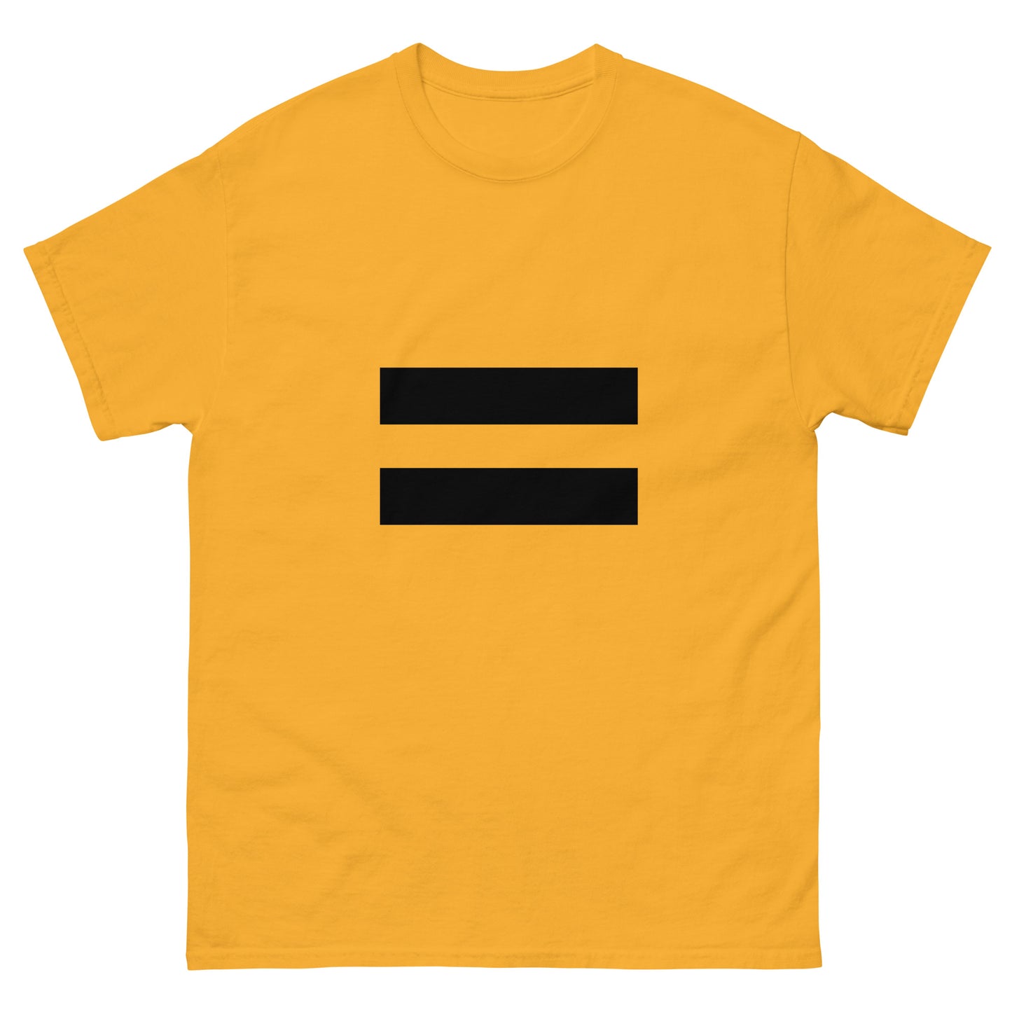 "Equal symbol BL" Men's classic tee