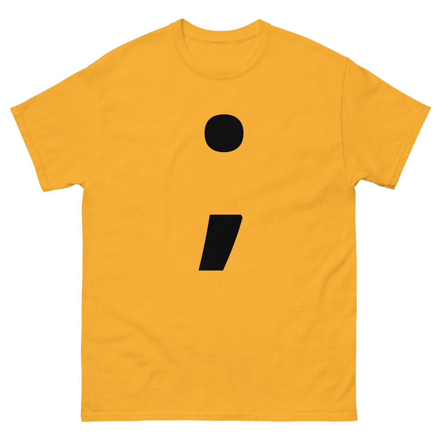 "Semicolon symbol BL" Men's classic tee