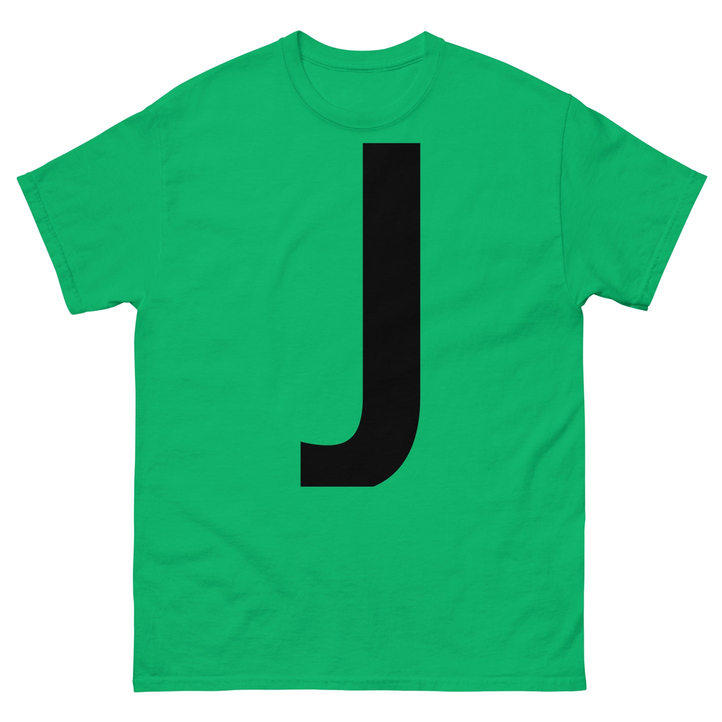 "J letter BL" Men's classic tee