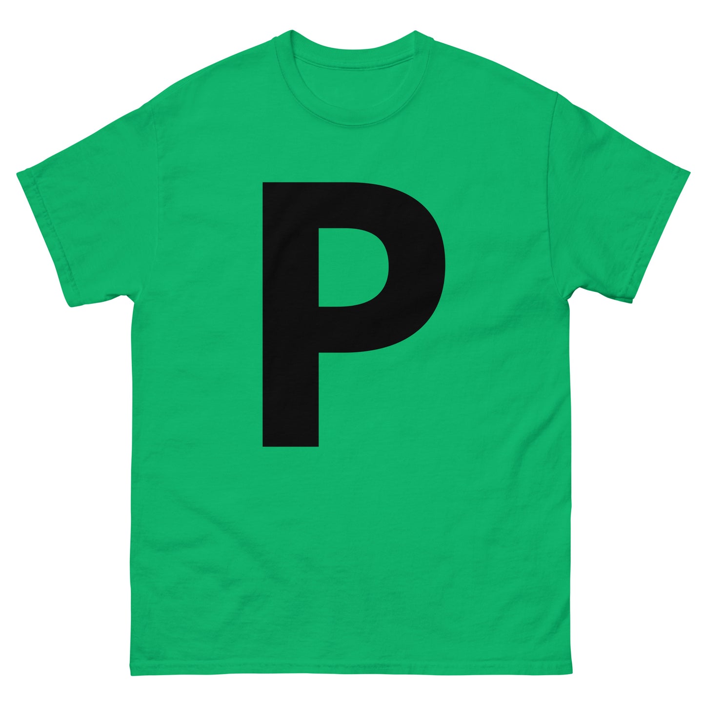 "P letter BL" Men's classic tee