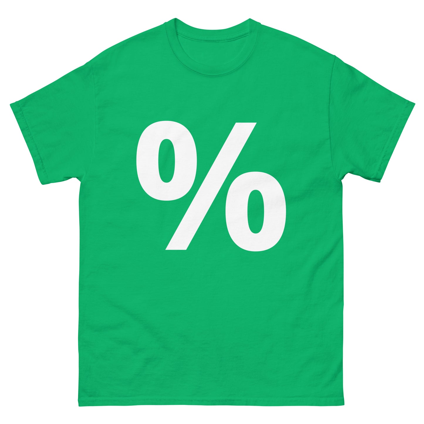 "Percent symbol WL" Men's classic tee