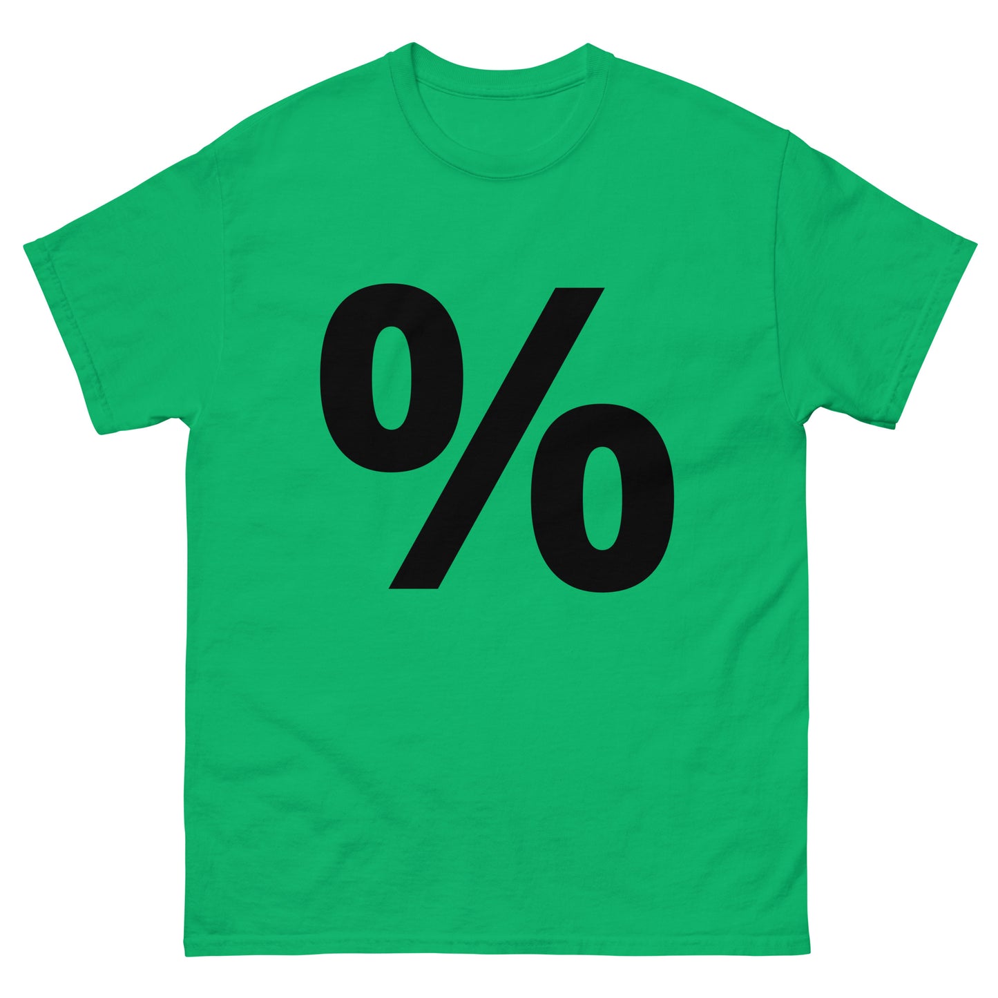 "Percent symbol BL" Men's classic tee