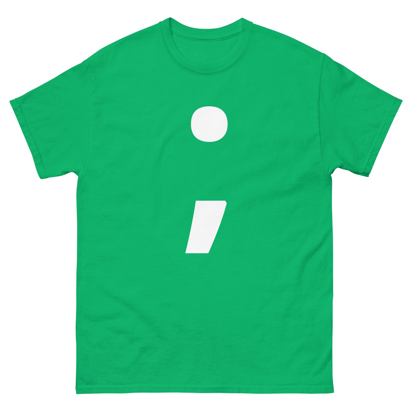 "Semicolon symbol WL" Men's classic tee