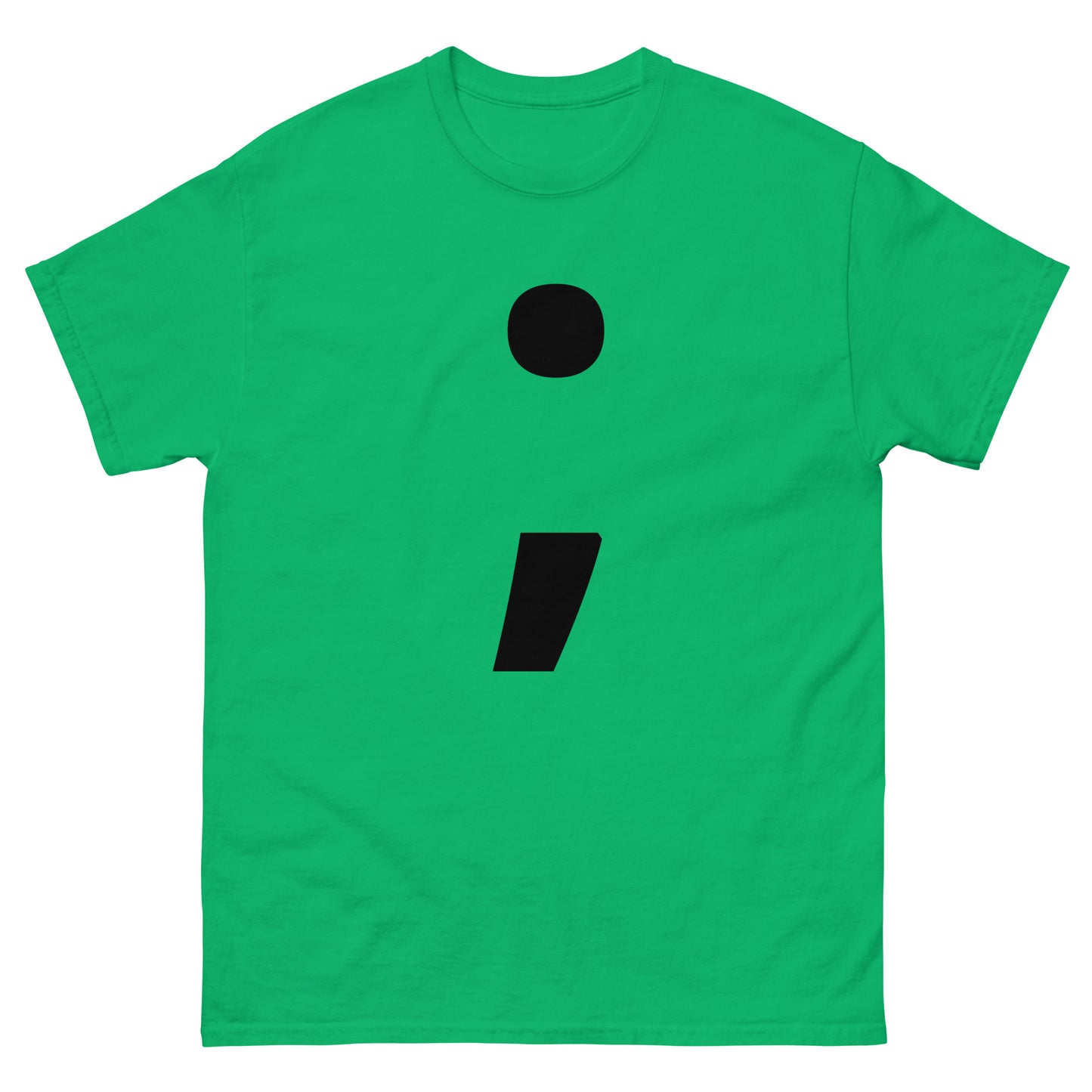 "Semicolon symbol BL" Men's classic tee