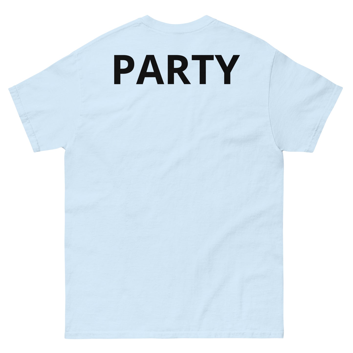 "BUSINESS at the front, PARTY at the back BL" Men's classic tee