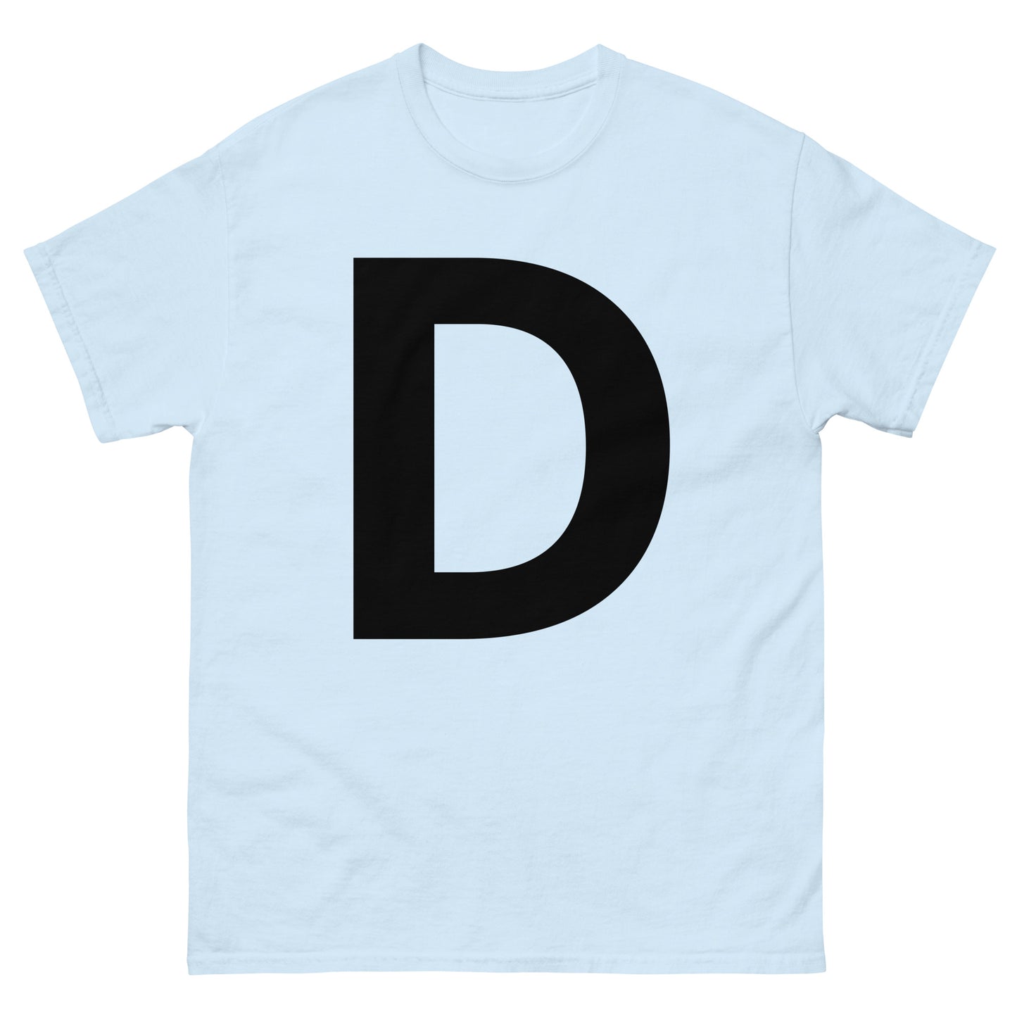 "D letter BL" Men's classic tee