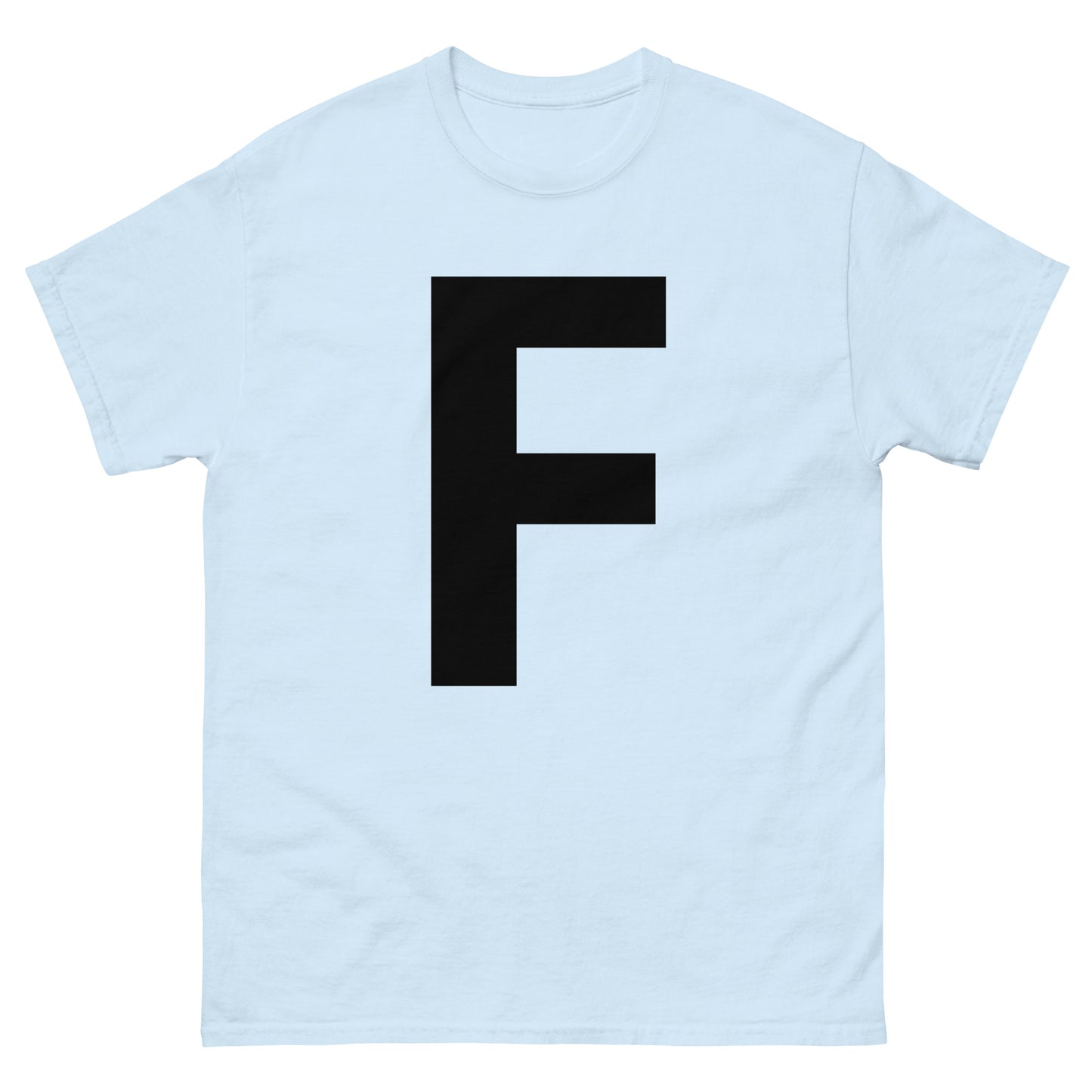 "F letter BL" Men's classic tee