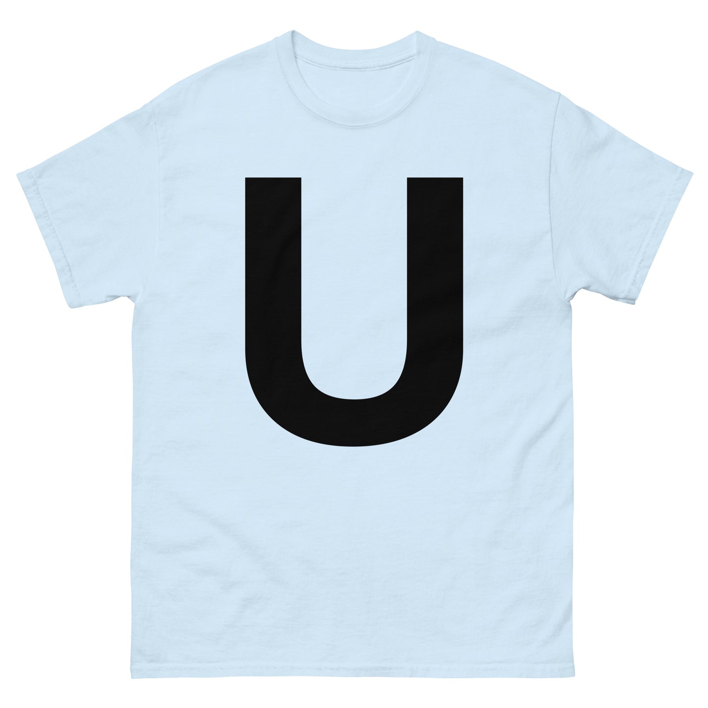 "U letter BL" Men's classic tee