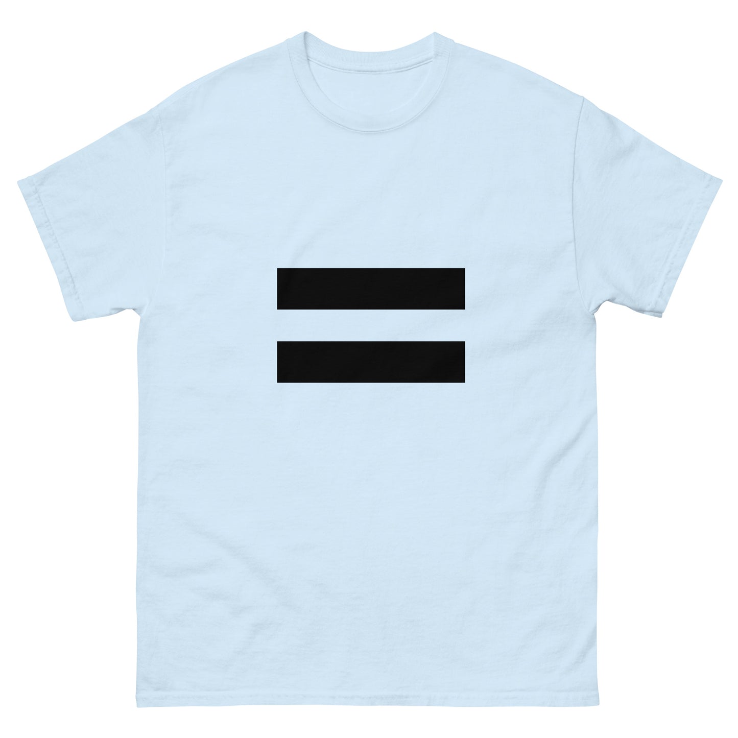 "Equal symbol BL" Men's classic tee