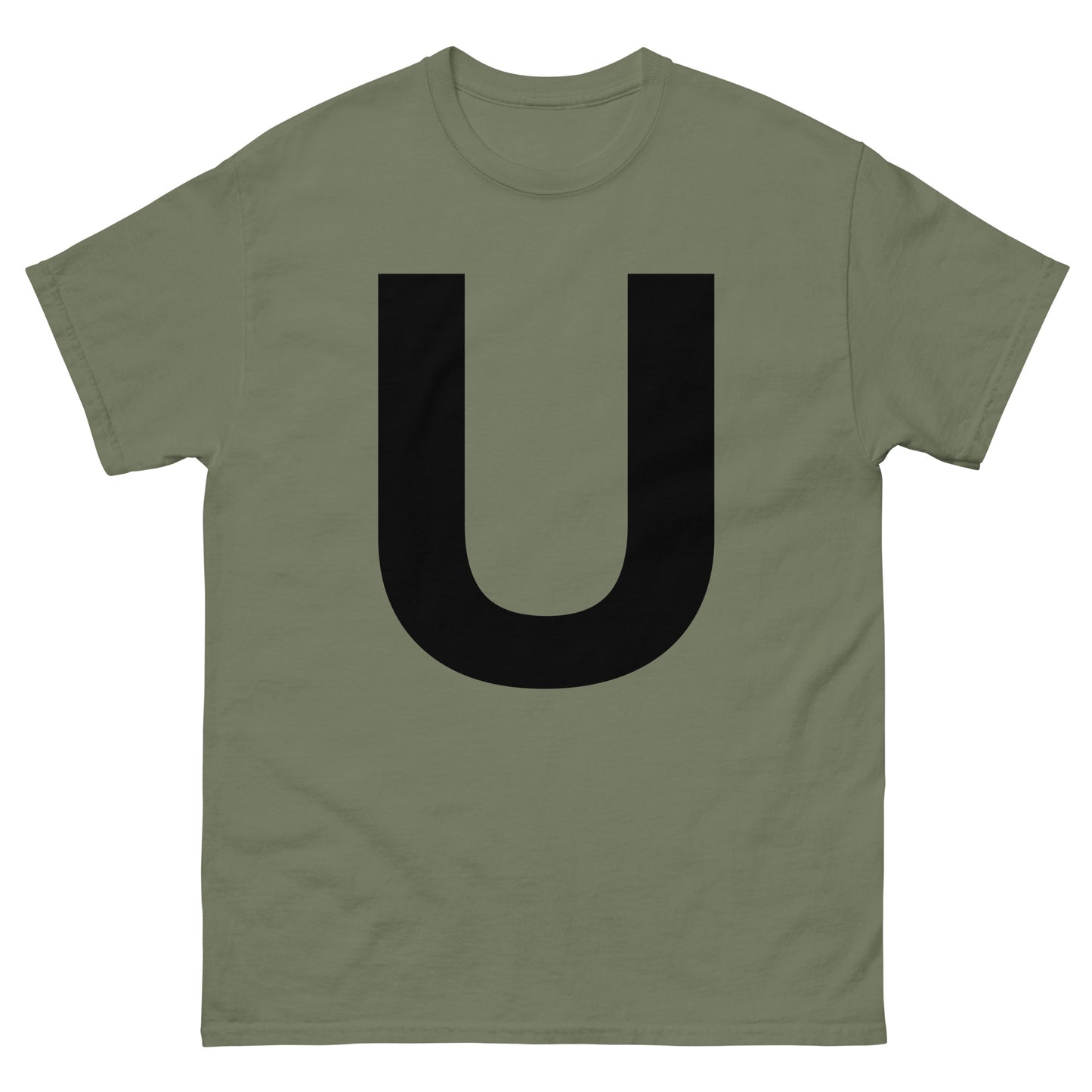 "U letter BL" Men's classic tee