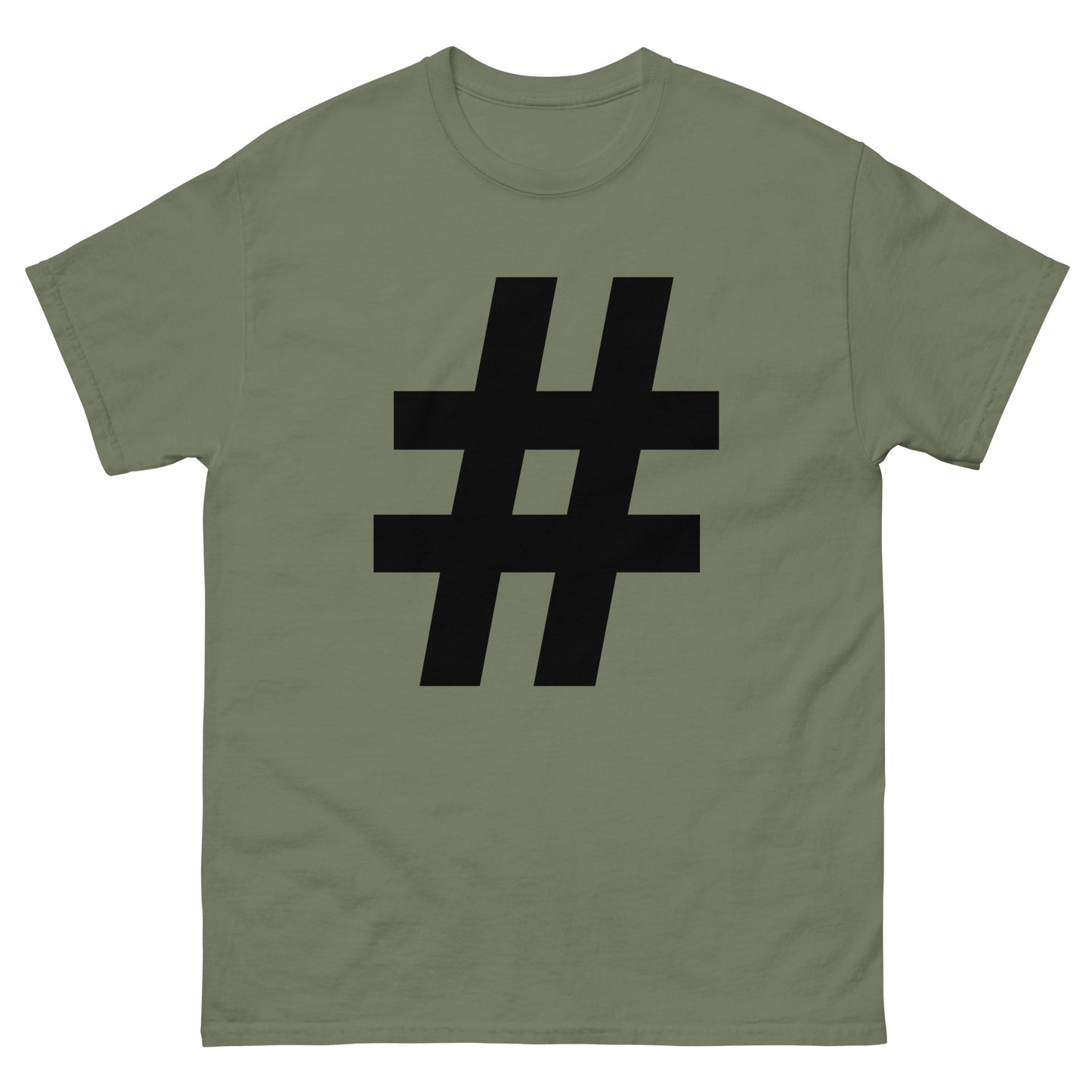 "Hash symbol BL" Men's classic tee